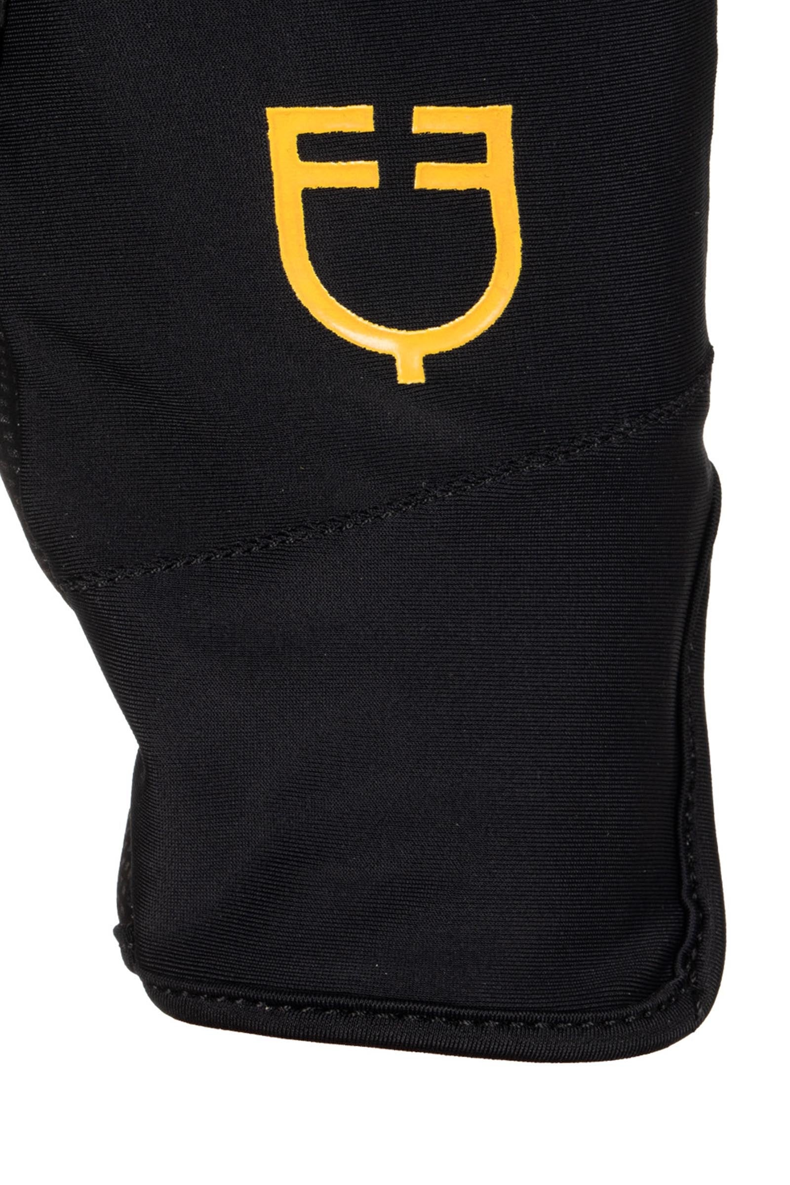 Equestro Women's Gloves in Special Elastane Fabric With Logo Riding Gloves