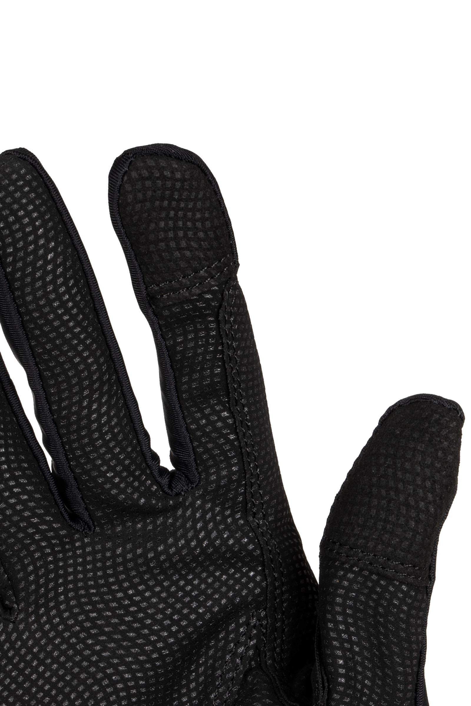Equestro Women's Gloves in Special Elastane Fabric With Logo Riding Gloves
