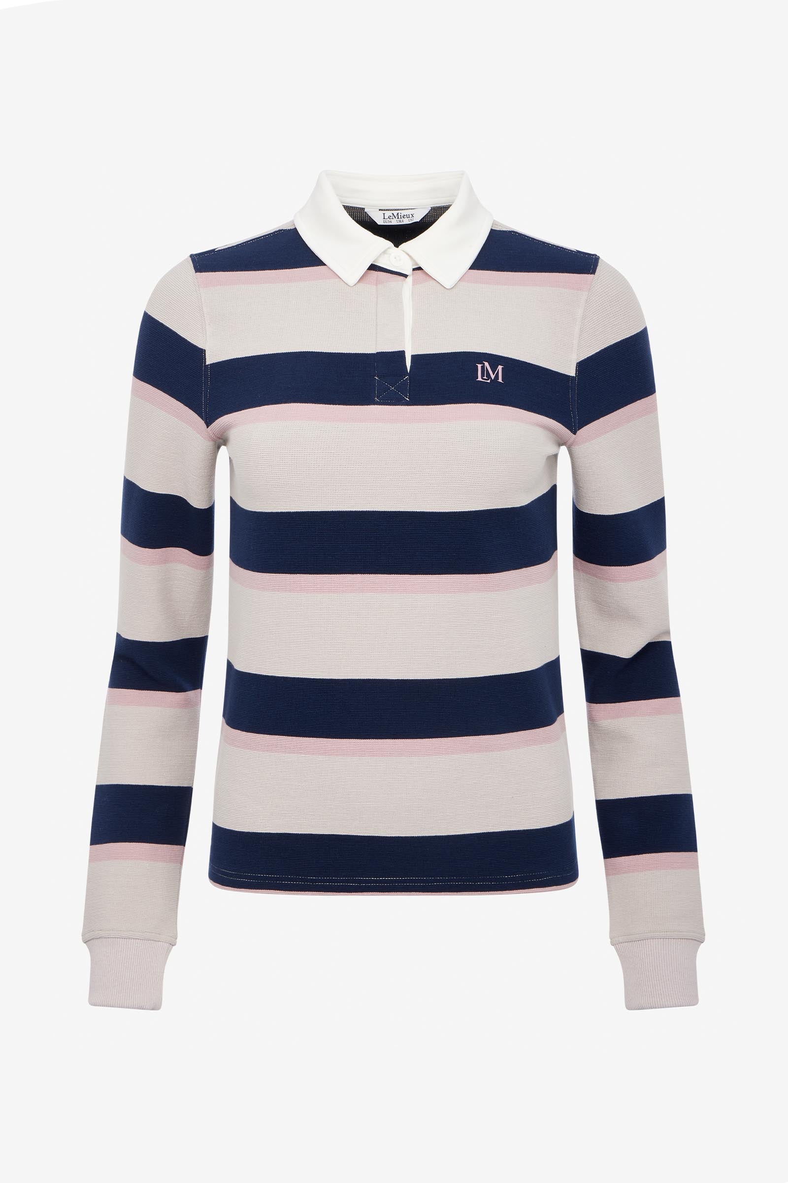 LeMieux Sloane Women´s Stripe Rugby Shirt Women’s Riding Clothing