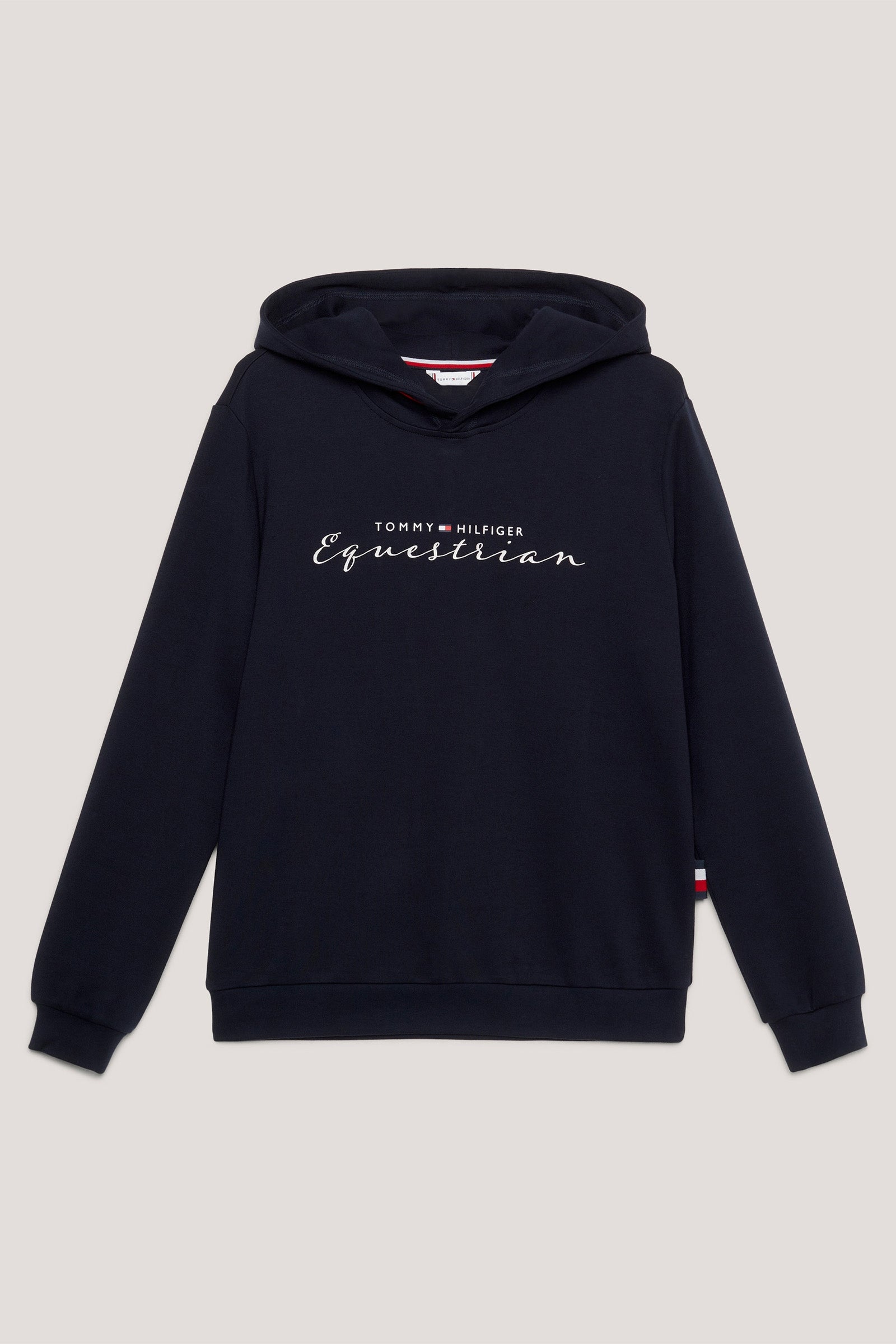 Tommy Hilfiger Equestrian Naisten graafinen Metallic Logo -huppari Naisten ratsastusvaatteet