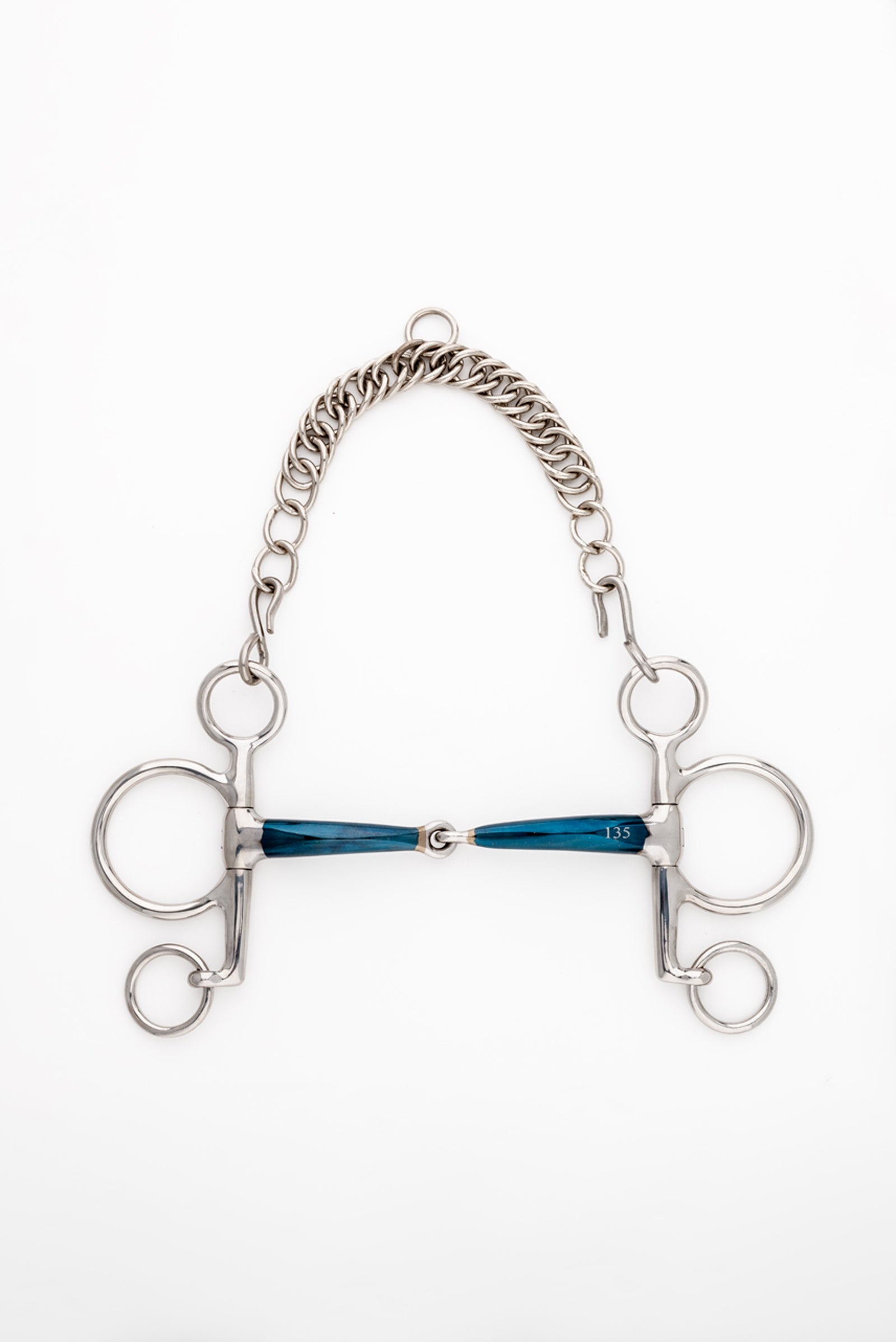 Kavalkade ergonominen pelham-kuolain, yksinivelinen, lyhyt, 14 mm Kuolaimet