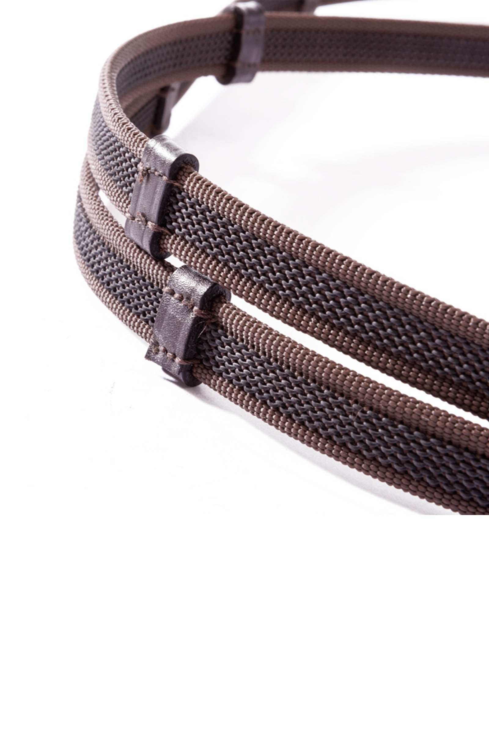 Kavalkade Rubberised Reins With Hooks and 5 Stops, 16 mm Bridles & Reins
