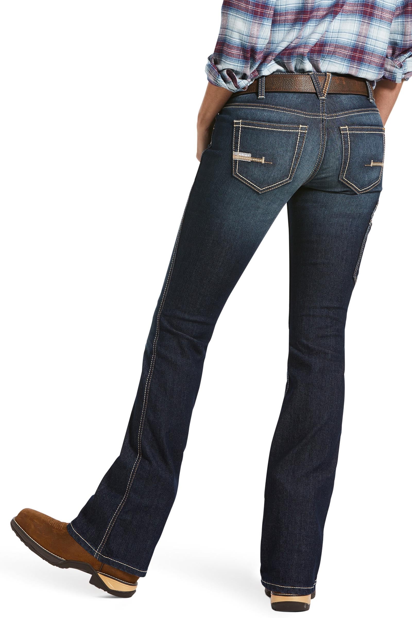 Ariat Rebar MR DuraStretch Riveter bootcut-farkut naisille Womens Breeches