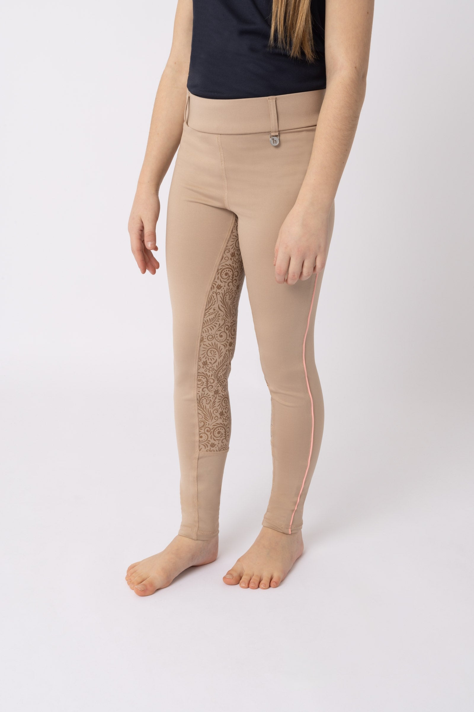 Horze Suna Kids' Full Grip Tights Kids Apparel
