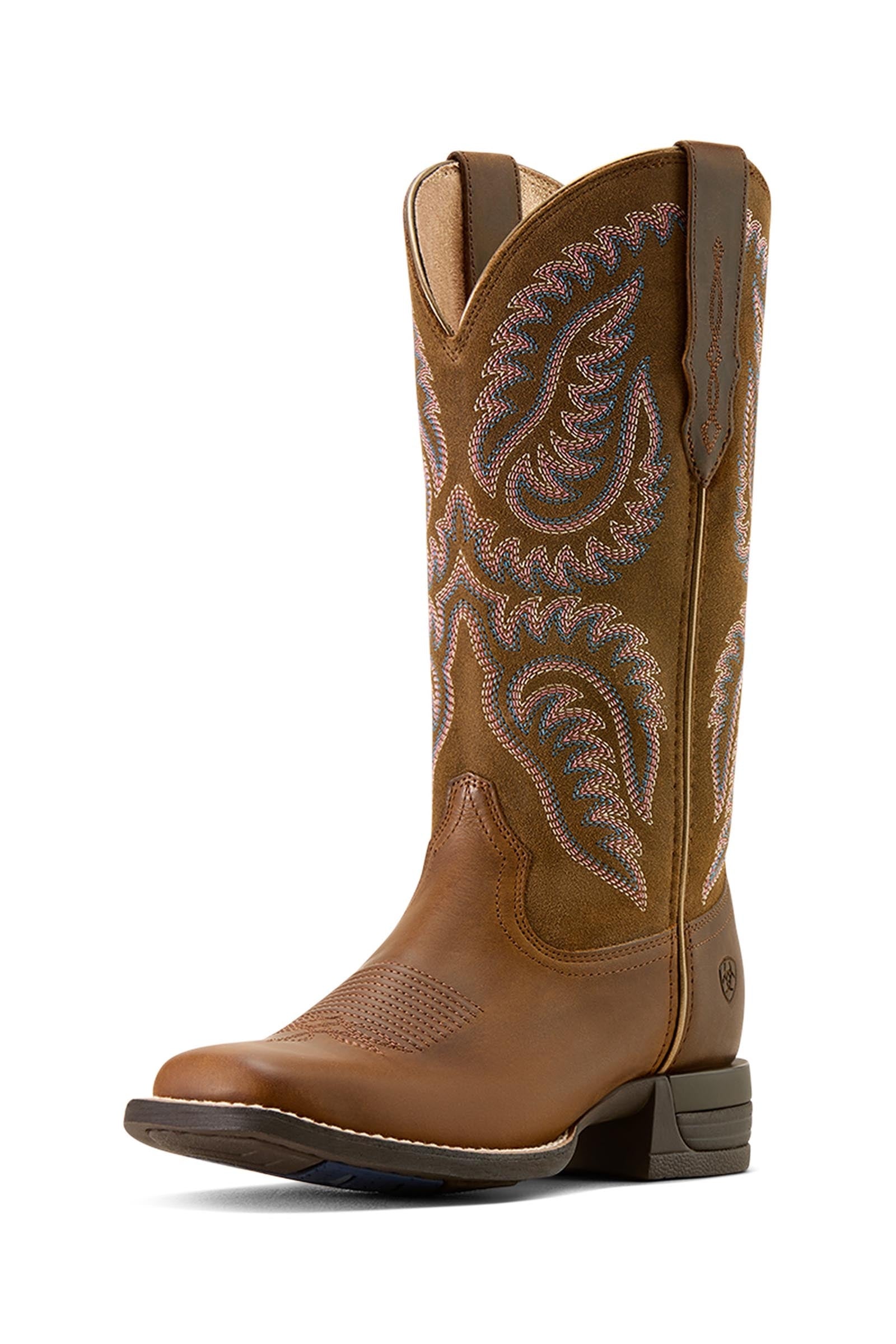 Ariat Women's Cattle Caite Wide Square Toe Western Boots Ratsastussaappaat, -kengät & chapsit
