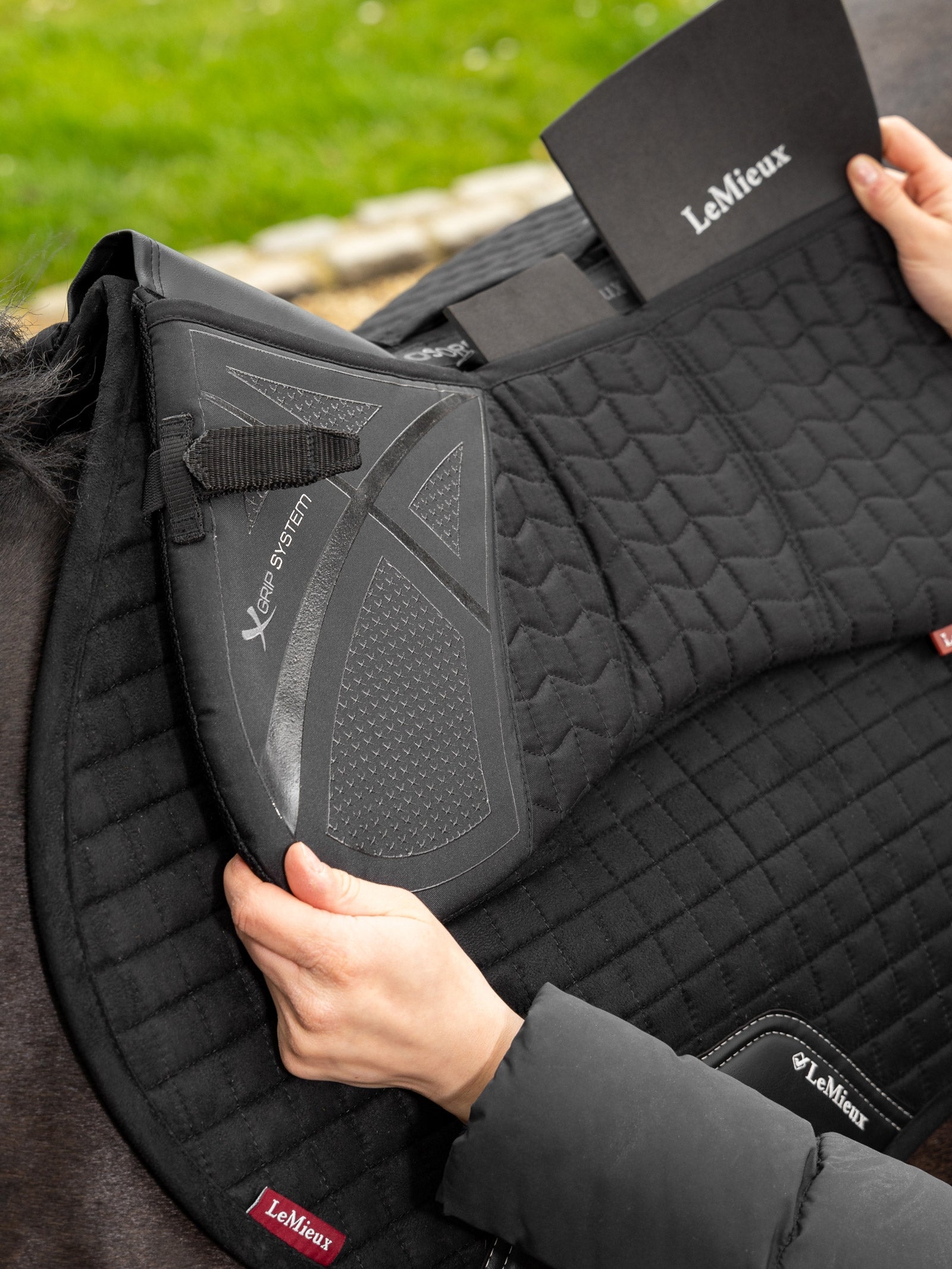LeMieux Prosorb 3 pocket Quilted Half Pad Saddle Pads