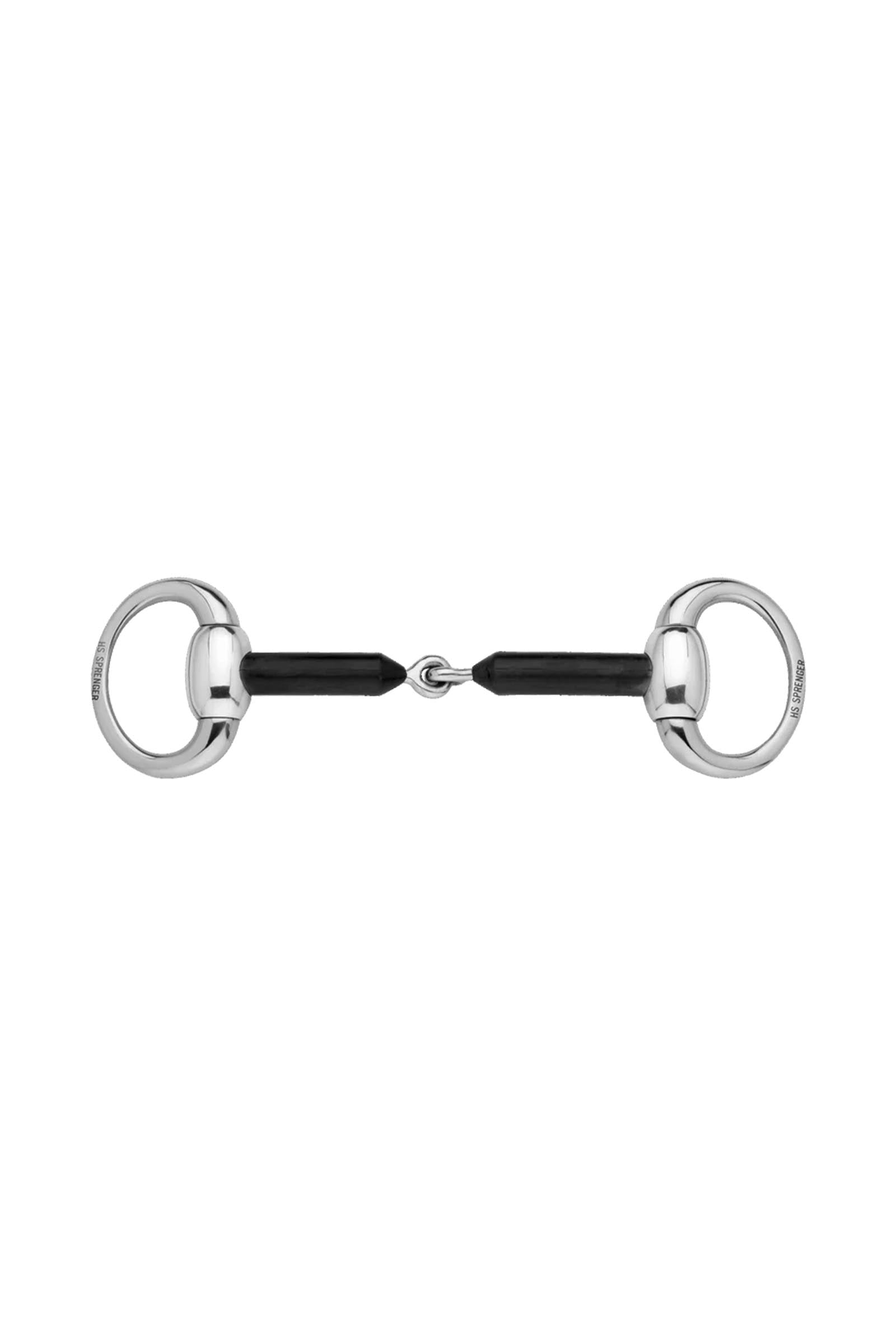 Sprenger Eggbutt Snaffle Bit Hard Carbon, Single Jt. 16mm, Stainless St. Horse Bits