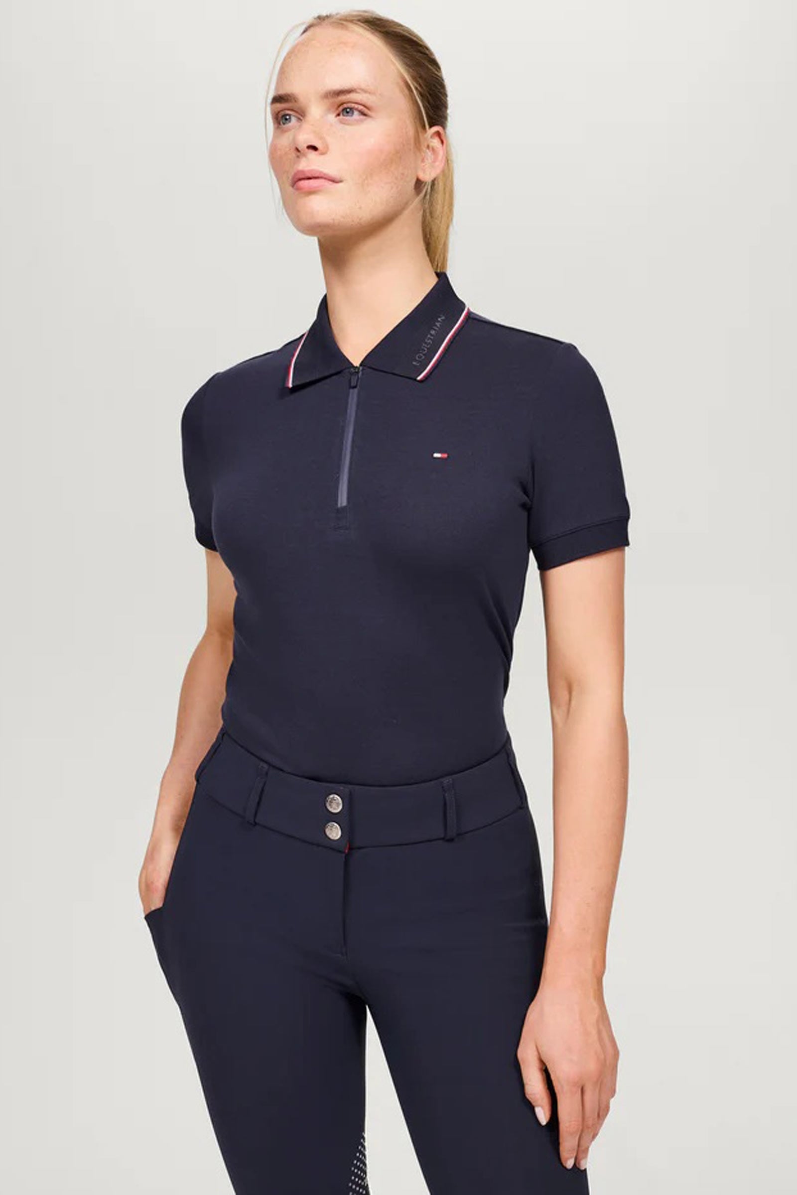 Tommy Hilfiger Equestrian Camden naisten vetoketjullinen pikeepaita Naisten ratsastusvaatteet