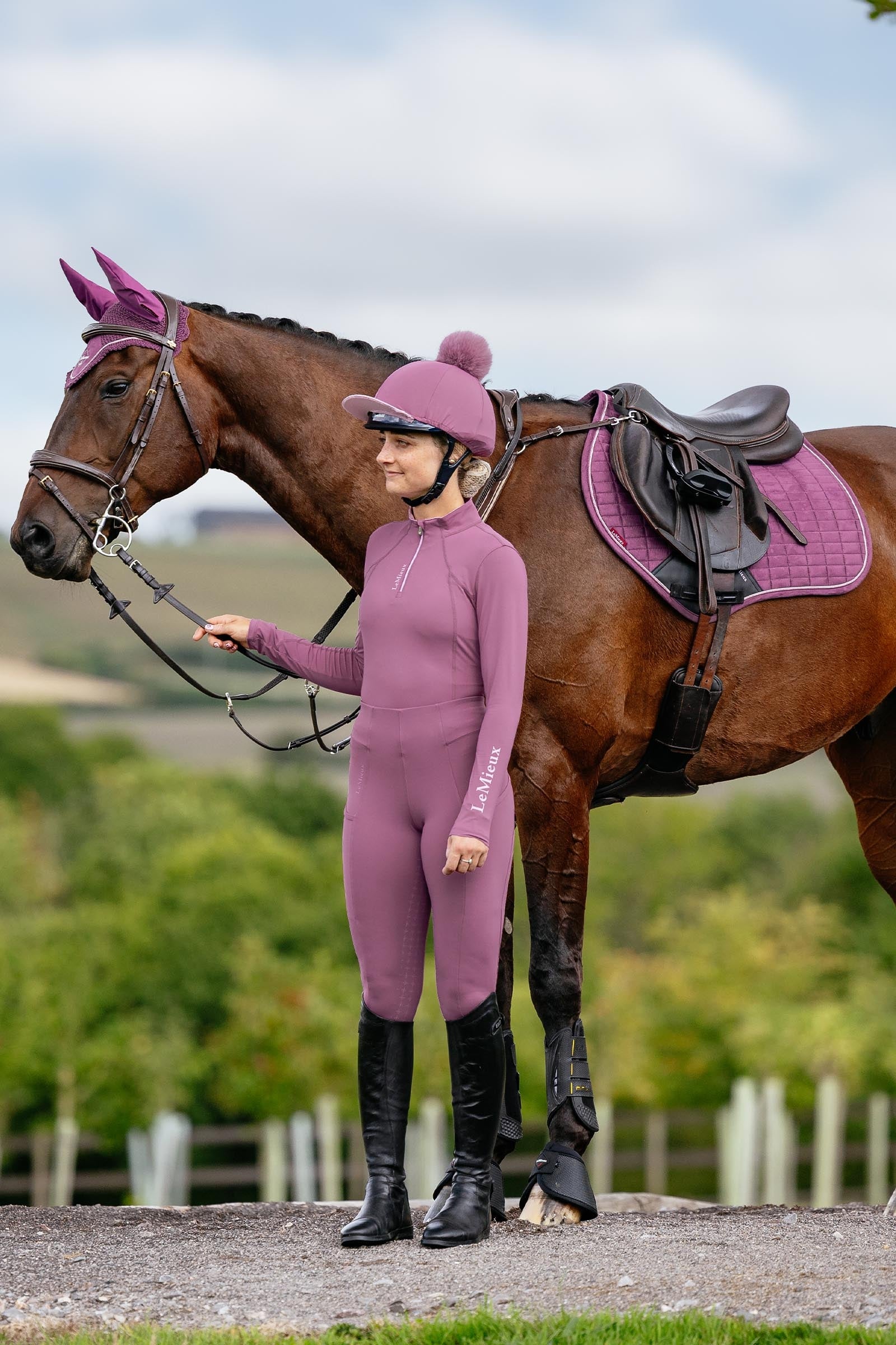 LeMieux Suede Close Contact Saddle Pad Saddle Pads