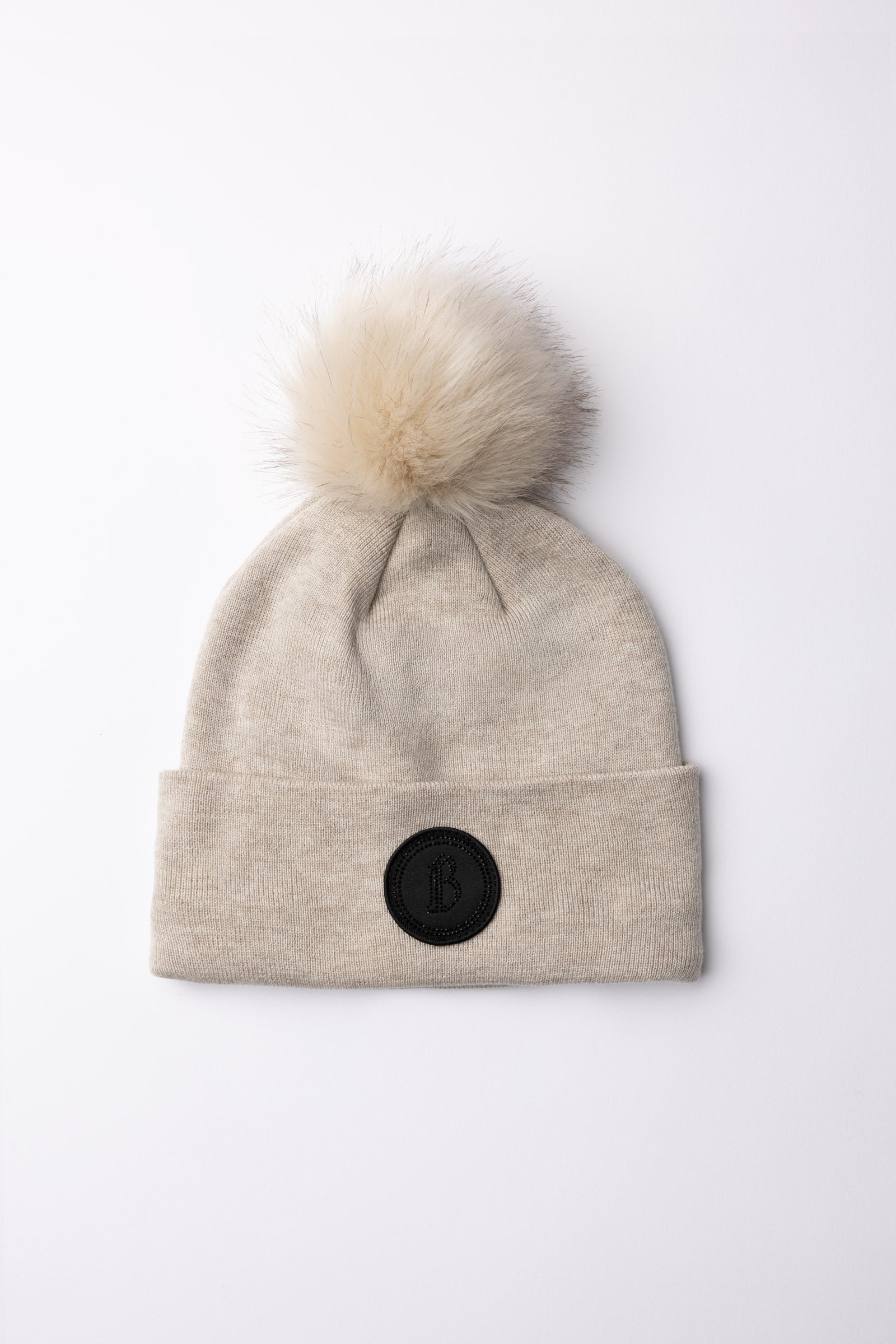 B Vertigo Sydney Neulottu hattu irrotettavalla pompomin Asusteet