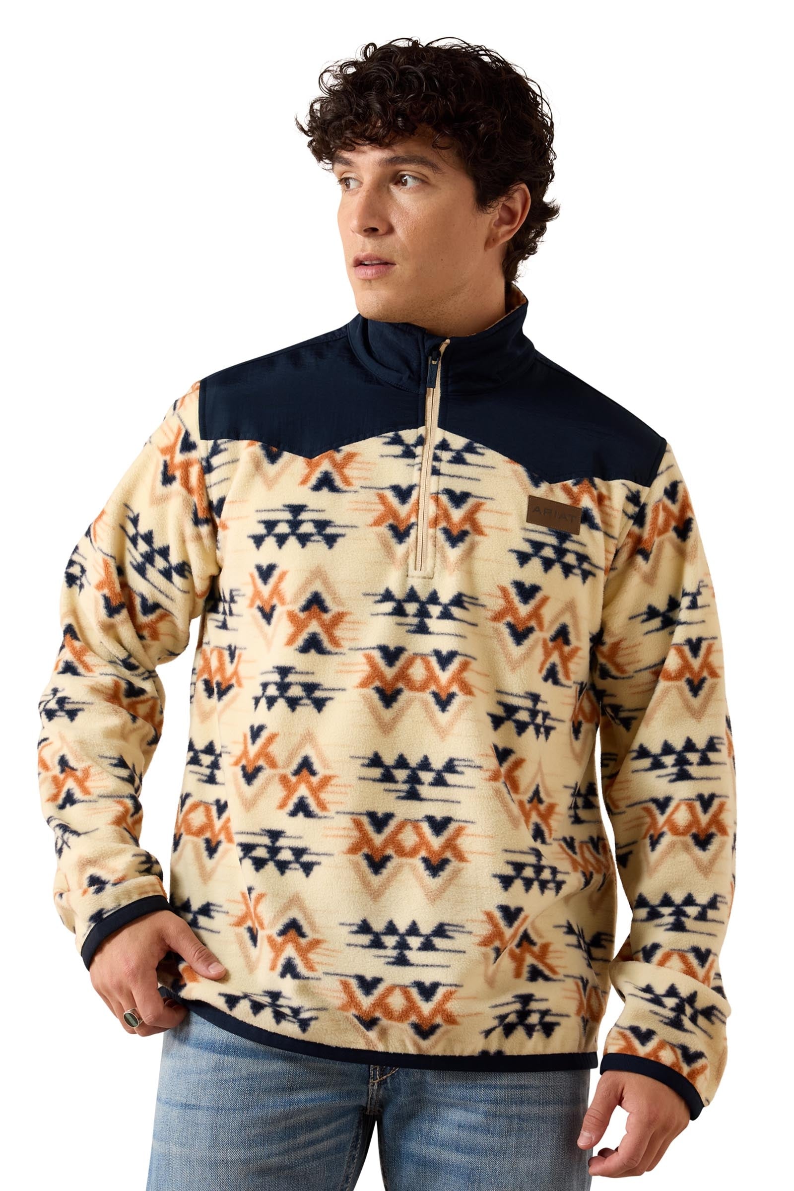 Ariat Mens Basis Fleece Pullover Mens Riding Clothing