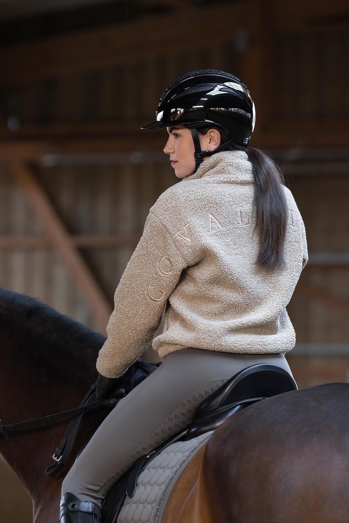 Covalliero FW26 Womens Teddy Sweater Women’s Riding Clothing
