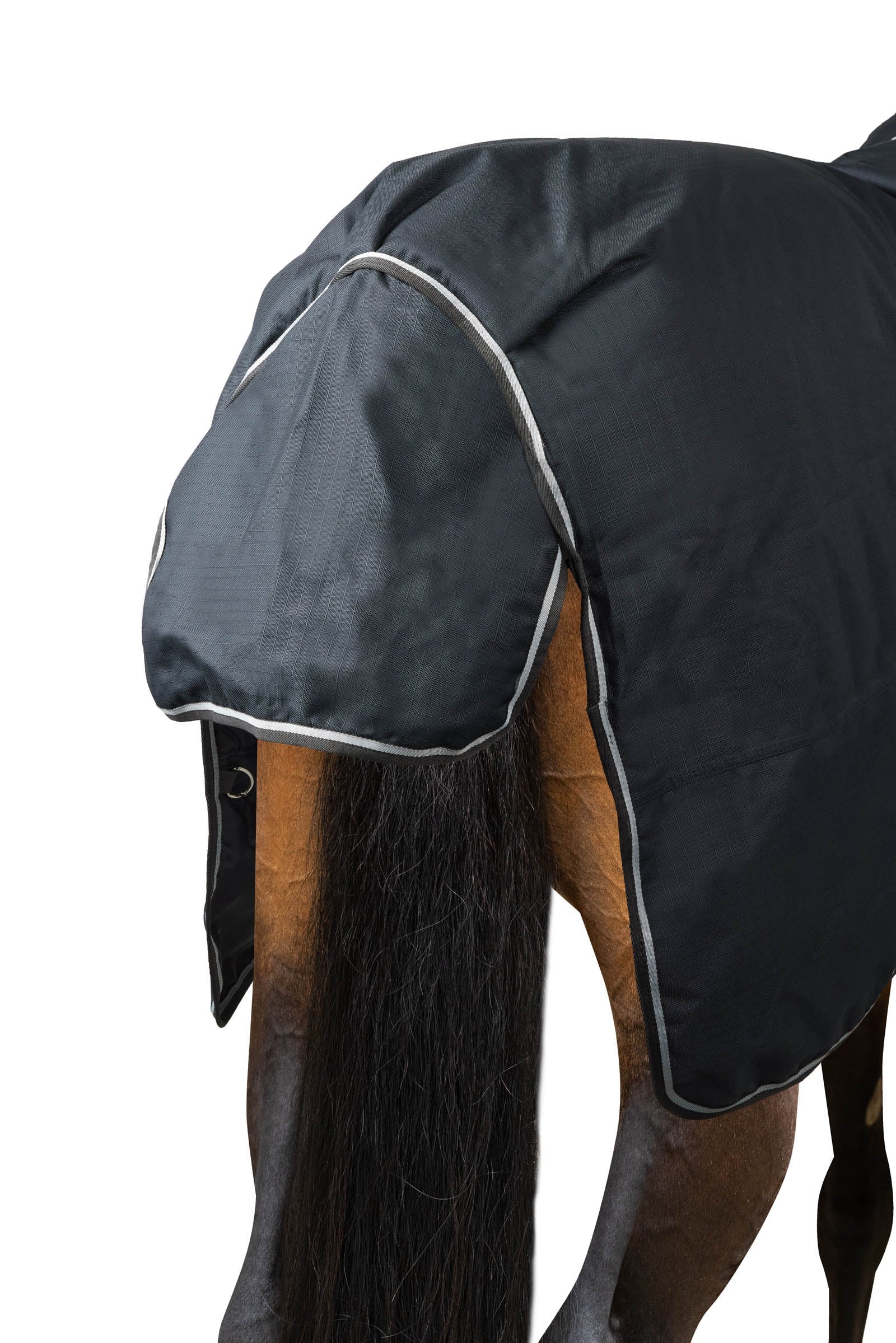 Horze Kodiak 1200D Turnout Rug With Hood, 200 g Horse Rugs