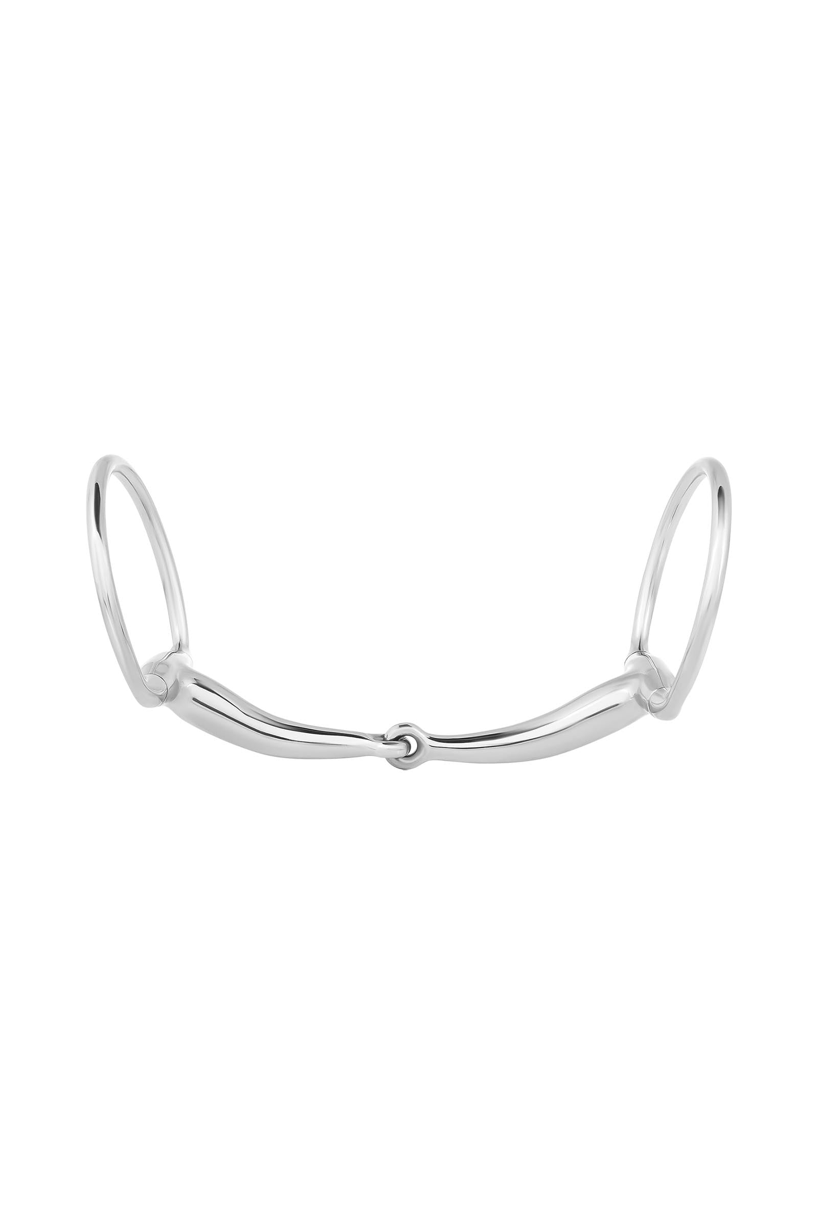 Waldhausen Pony Eggbuttbit, Single Jt., Stainless St., 14 mm Horse Bits