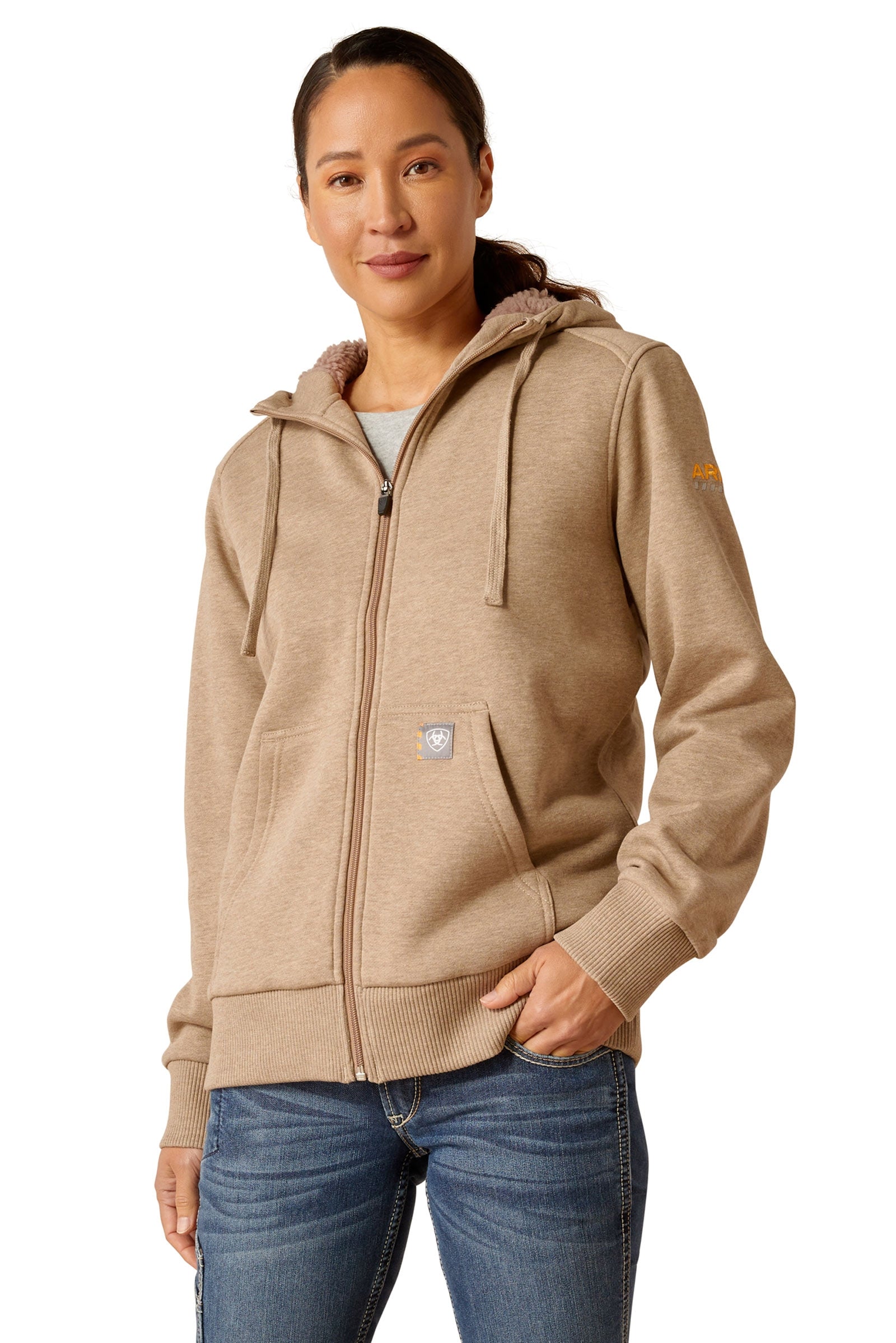 Ariat Rebar Women´s All-Weather Sherpa Full Zip Hoodie Women’s Riding Clothing