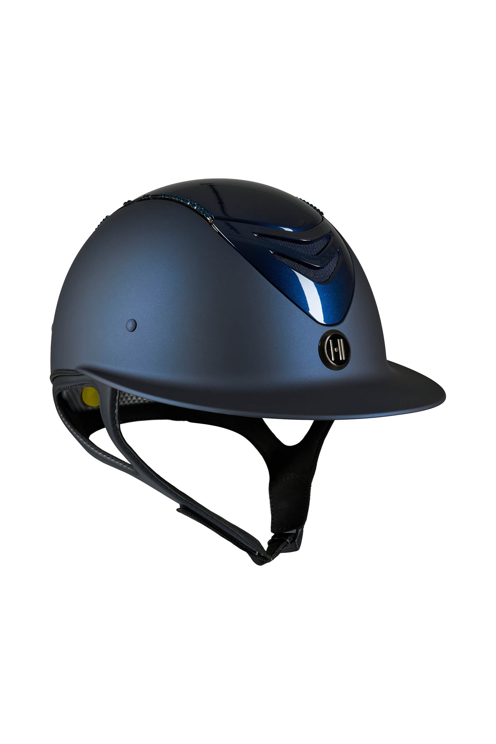 OneK Mips Avancé Matt Glossy Top Swarovski Riding Helmet Ratsastuskypärät & Turvaliivit