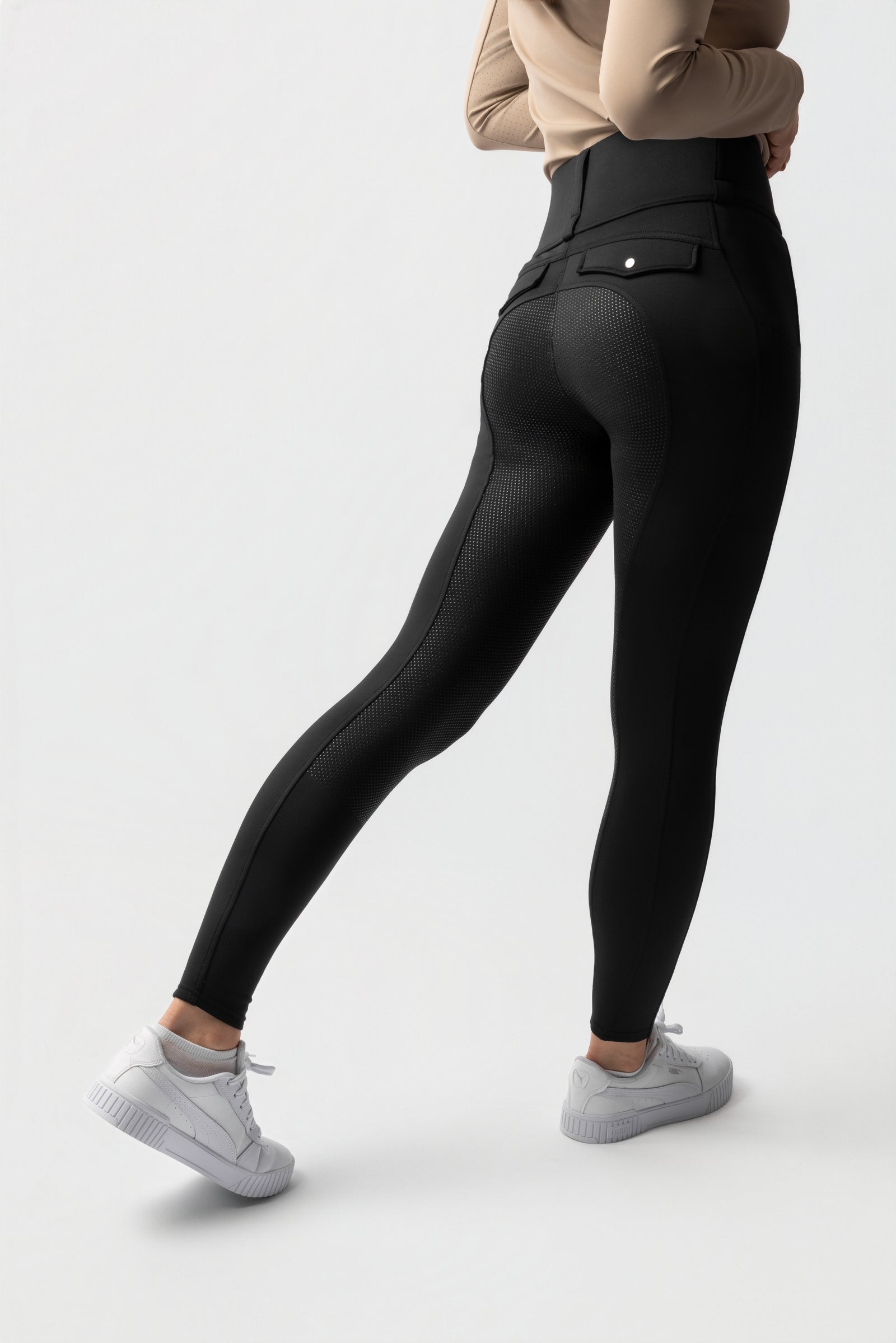 Horze Anya Hybrid Thermotights Fullgripillä Womens Breeches