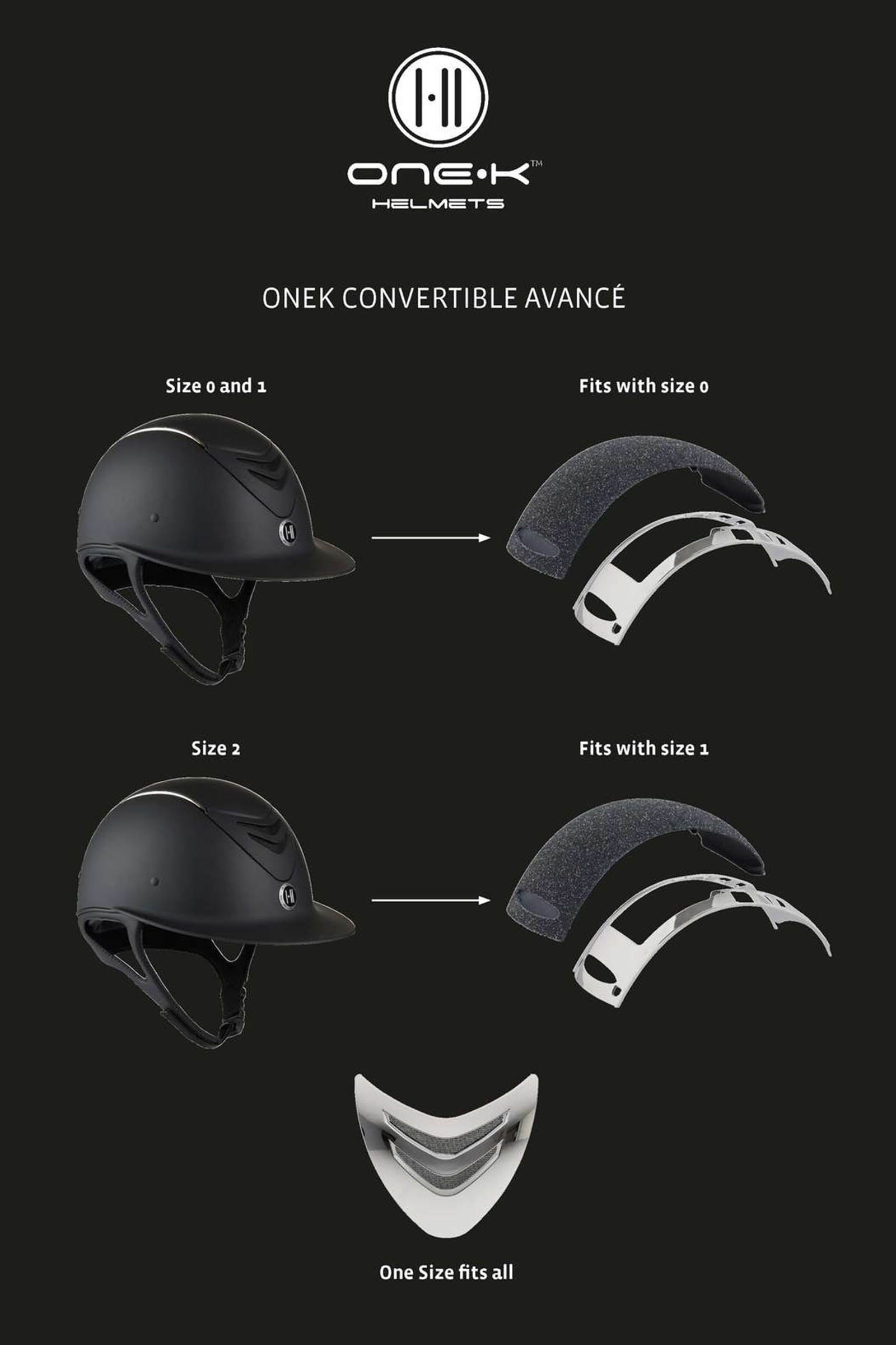 OneK Onek Defender Convertible Top Glitter Ratsastuskypärät & Turvaliivit