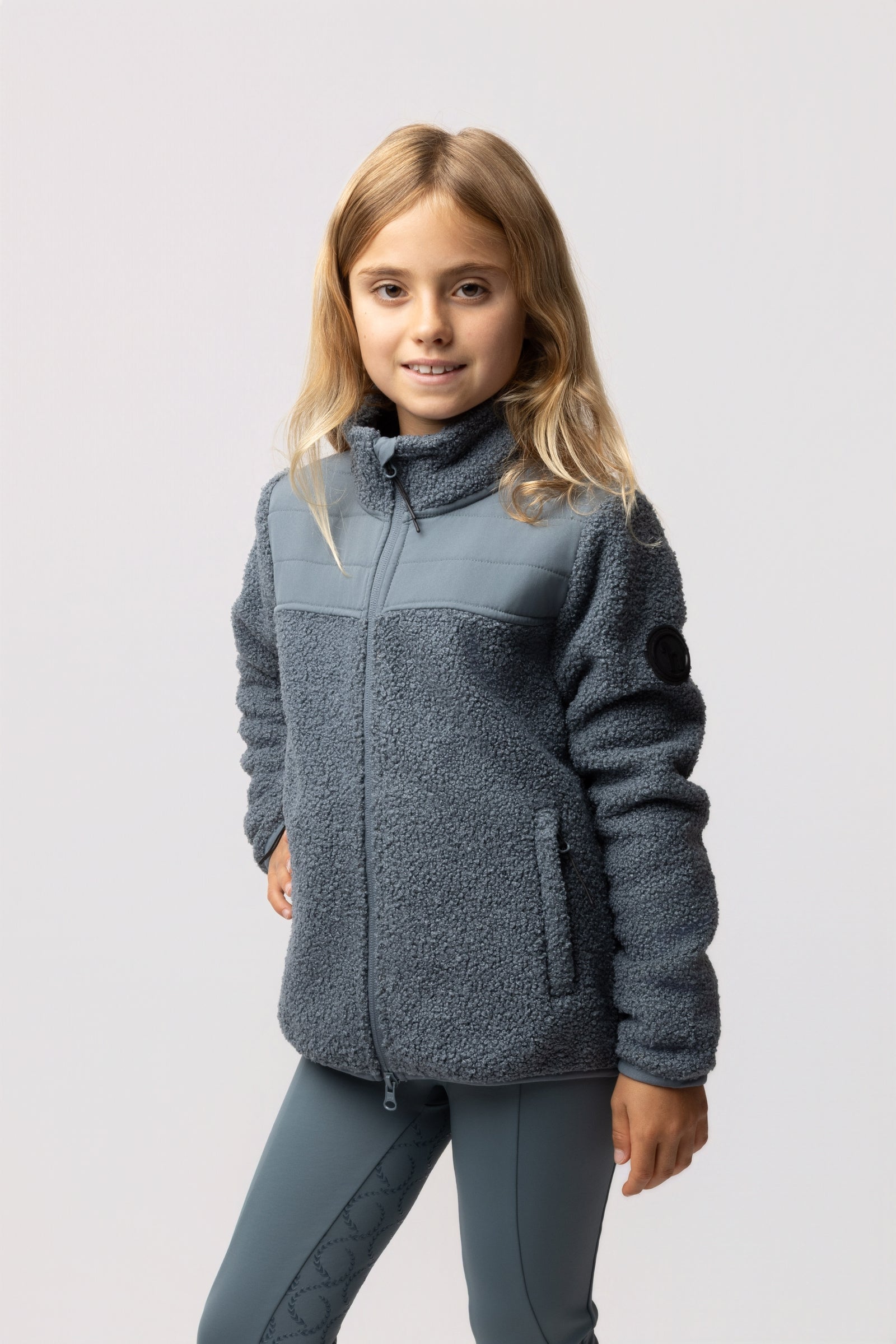 Horze Misha Lasten hybrid fleece takki Lasten ratsastusvaatteet