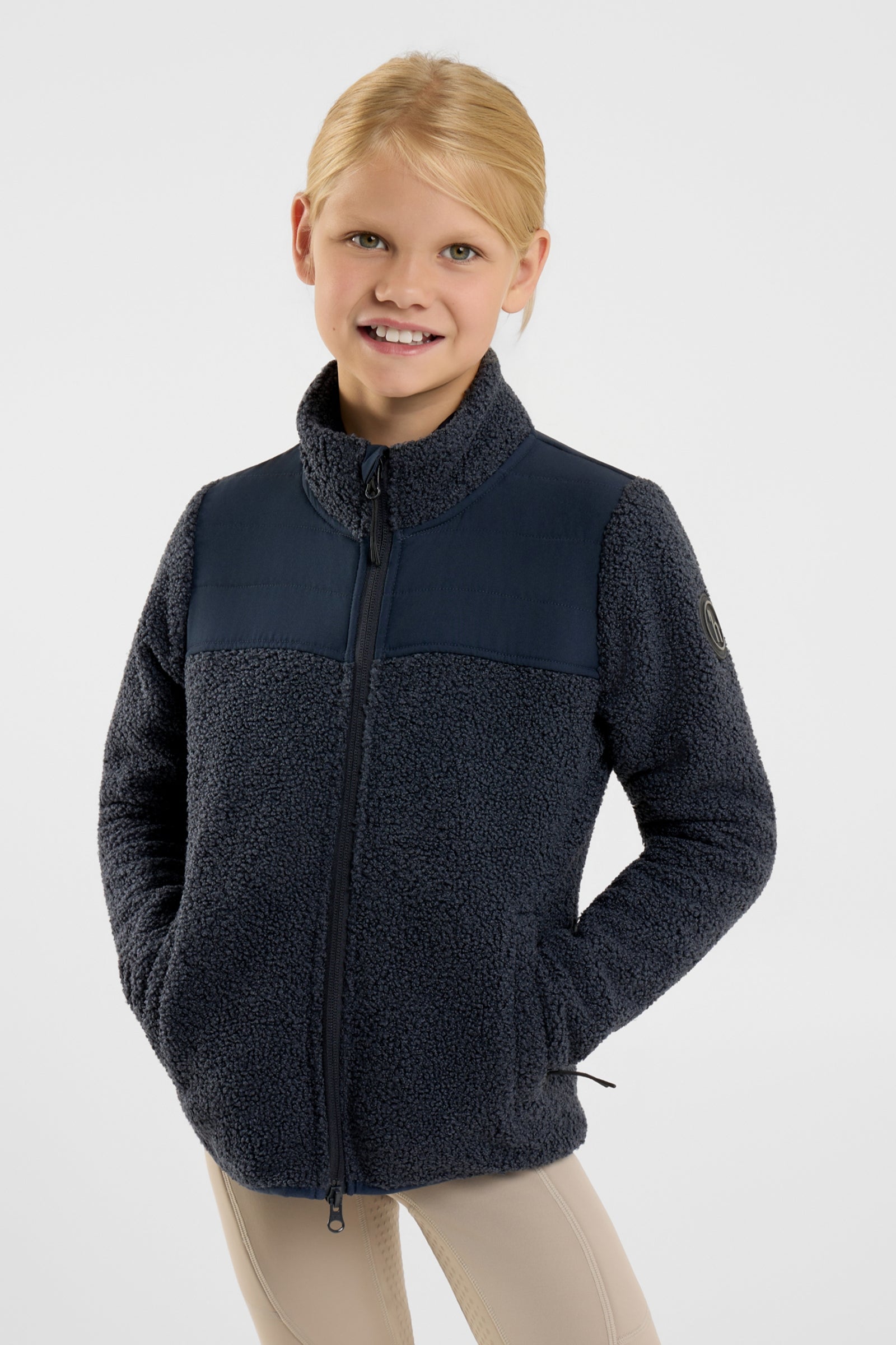 Horze Misha Kids´ Hybrid Fleece Jacket Kids Apparel
