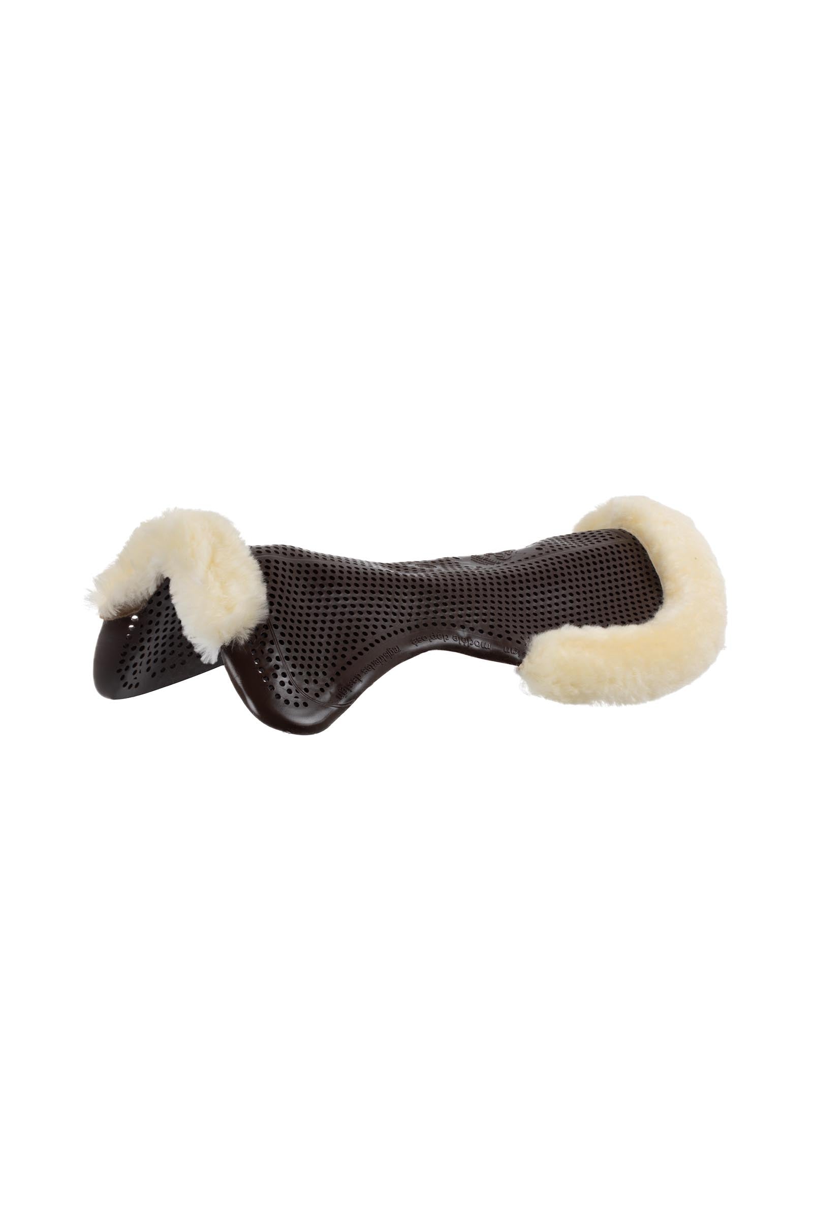 Acavallo Pony liukumaton Classic geelipehmuste lampaanvillalla, tasainen Satulahuovat