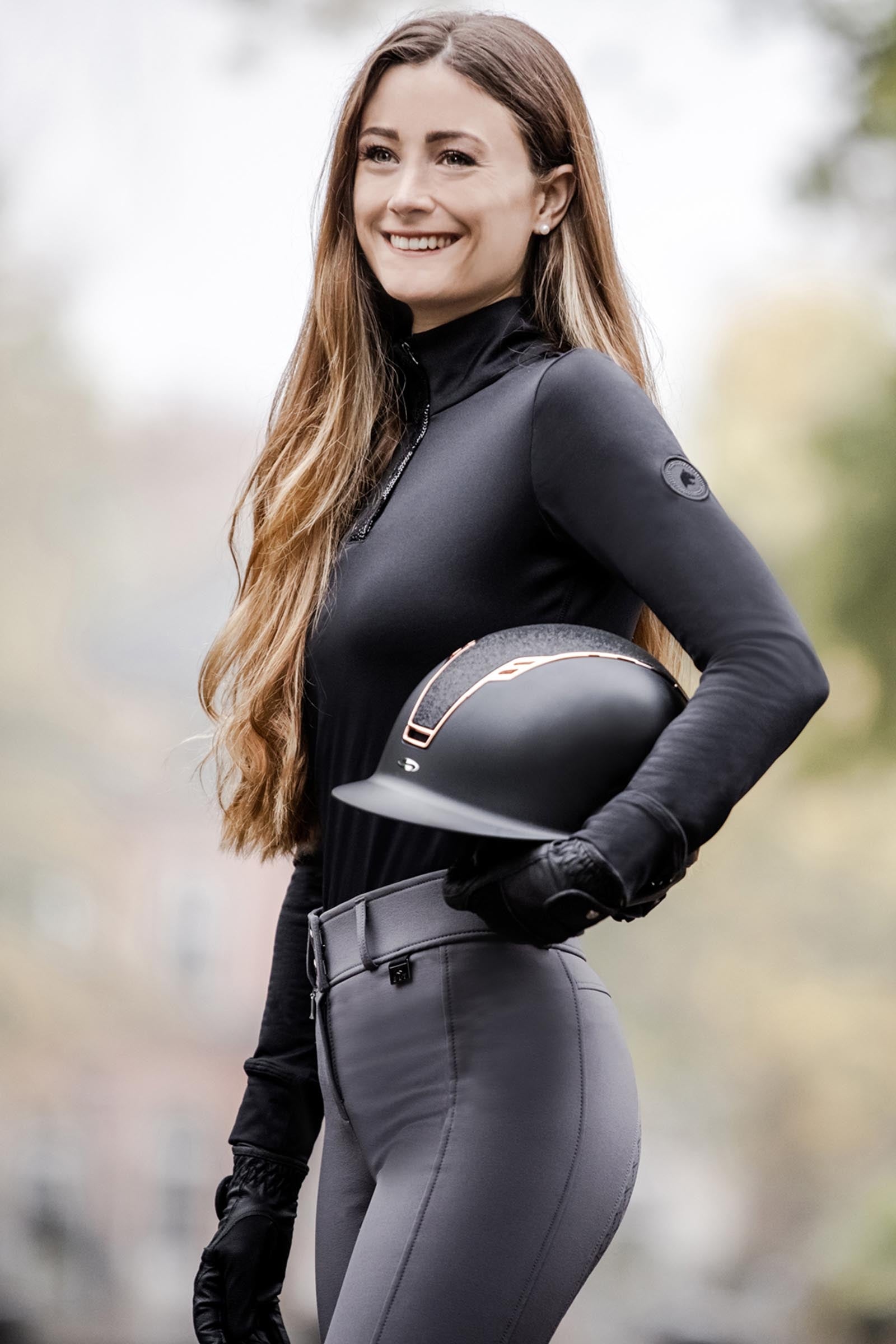 SWING H22 shine Riding Helmet Safety Equipment