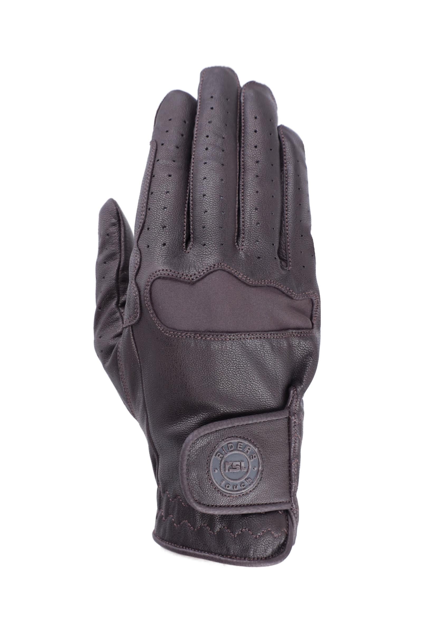 RSL Chicago Goat Nappa Leather Riding Gloves Ratsastushanskat