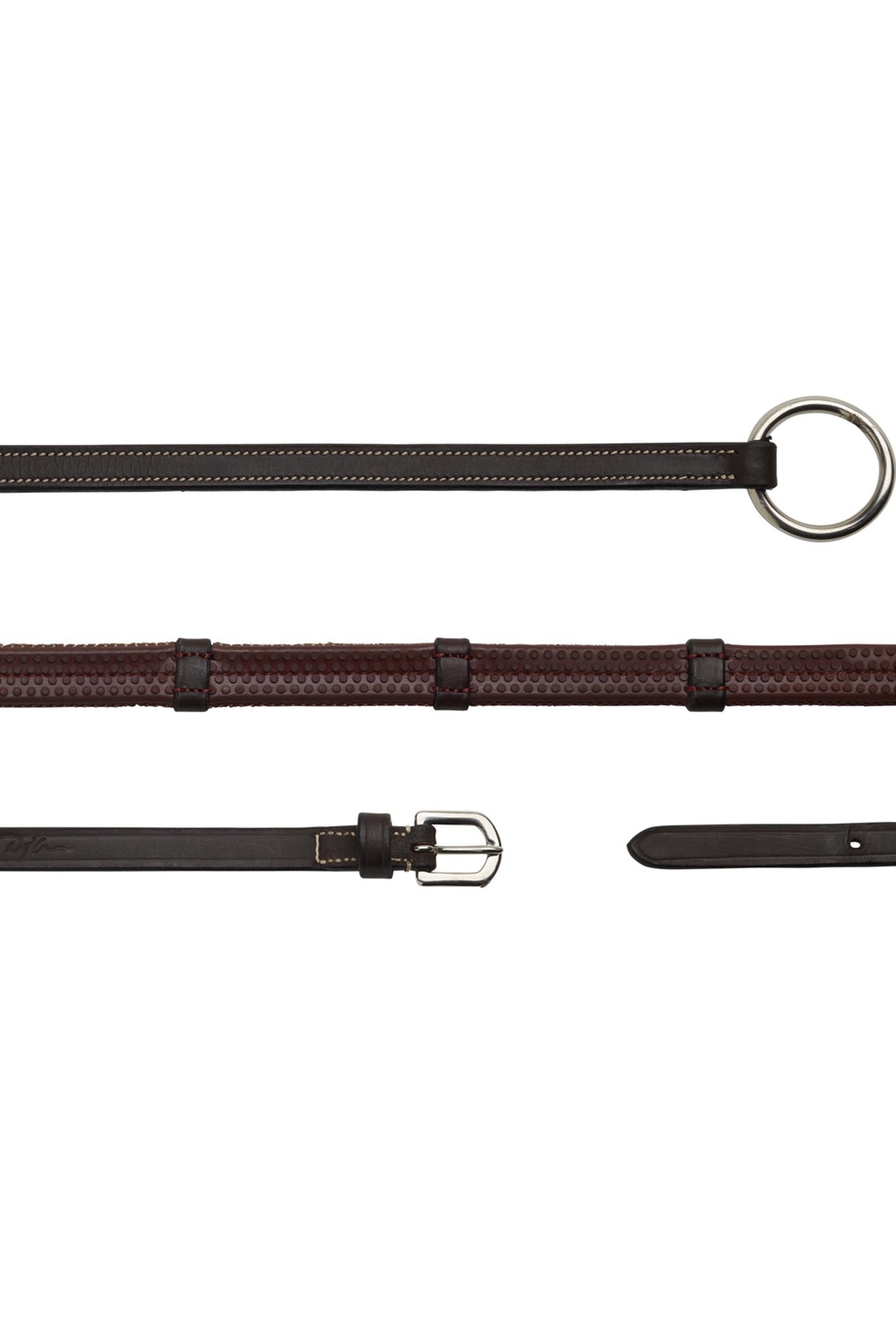 Dy'on Working kumiohjat 13 mm 7 nahkapysäyttimellä Suitset & Ohjat