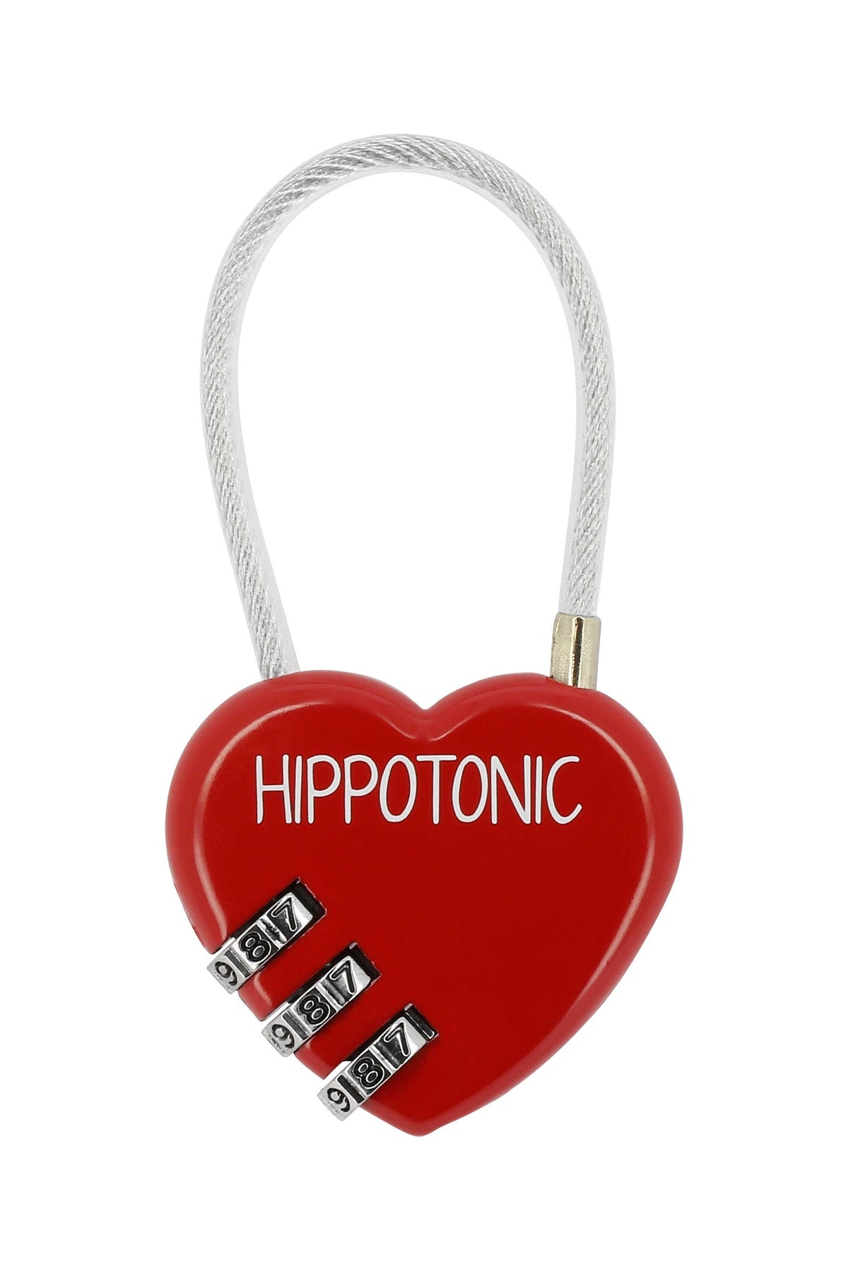 HIPPOTONIC HEART Riippulukko hoitolaatikkoon Harjat ja suat