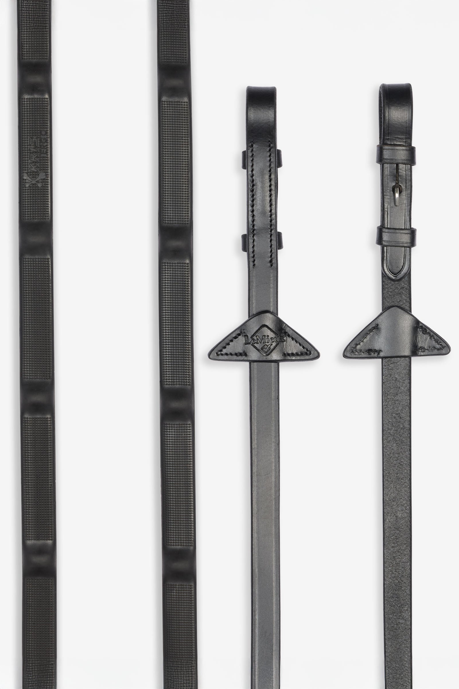 LeMieux Ergo Grip Rubber Reins With Integrated Stops Bridles & Reins