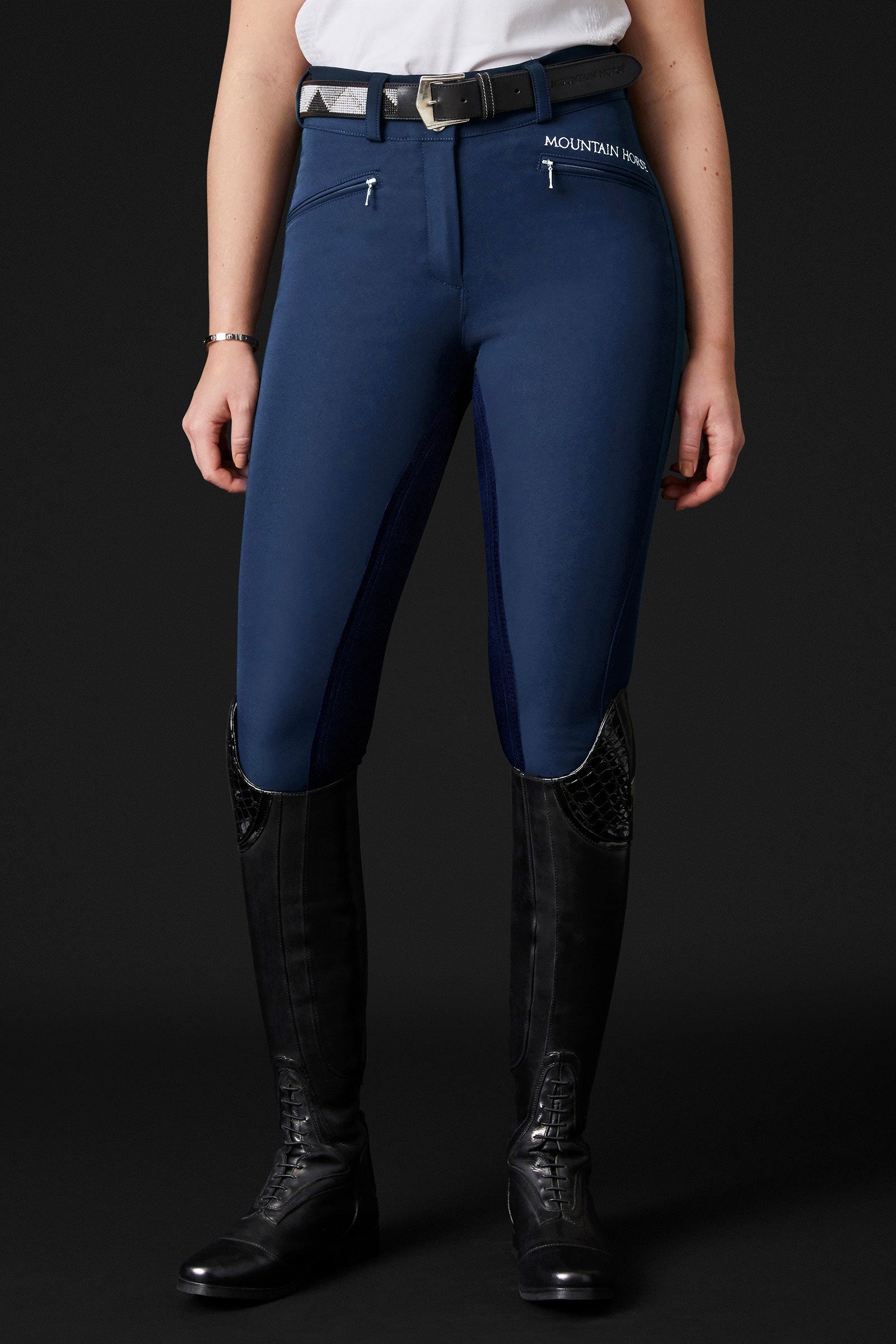Mountain Horse Diana Women's Breeches With Imitation Leather Full Seat Womens Breeches