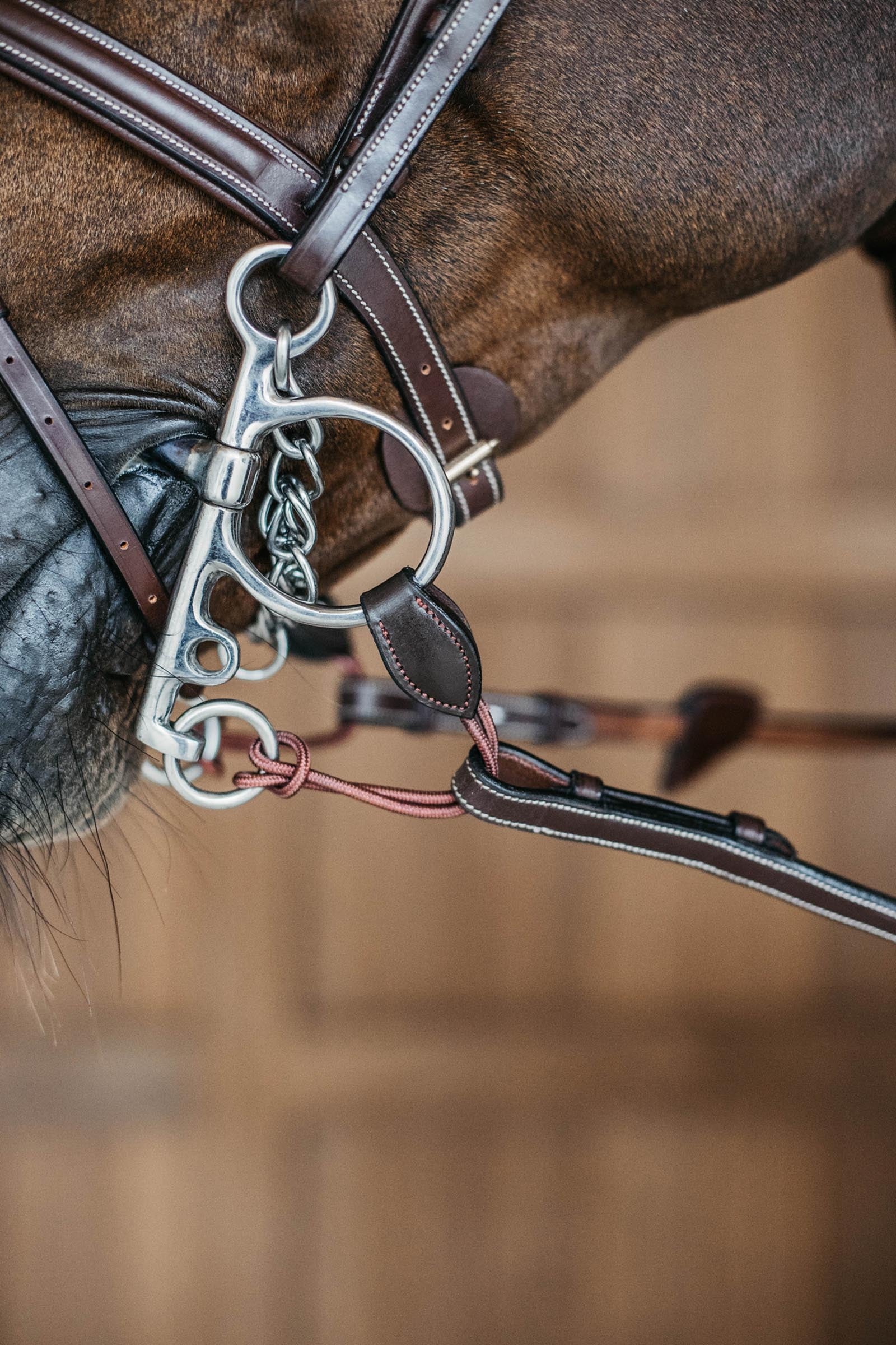Dy'on Long Pelham Strap Horse Bits