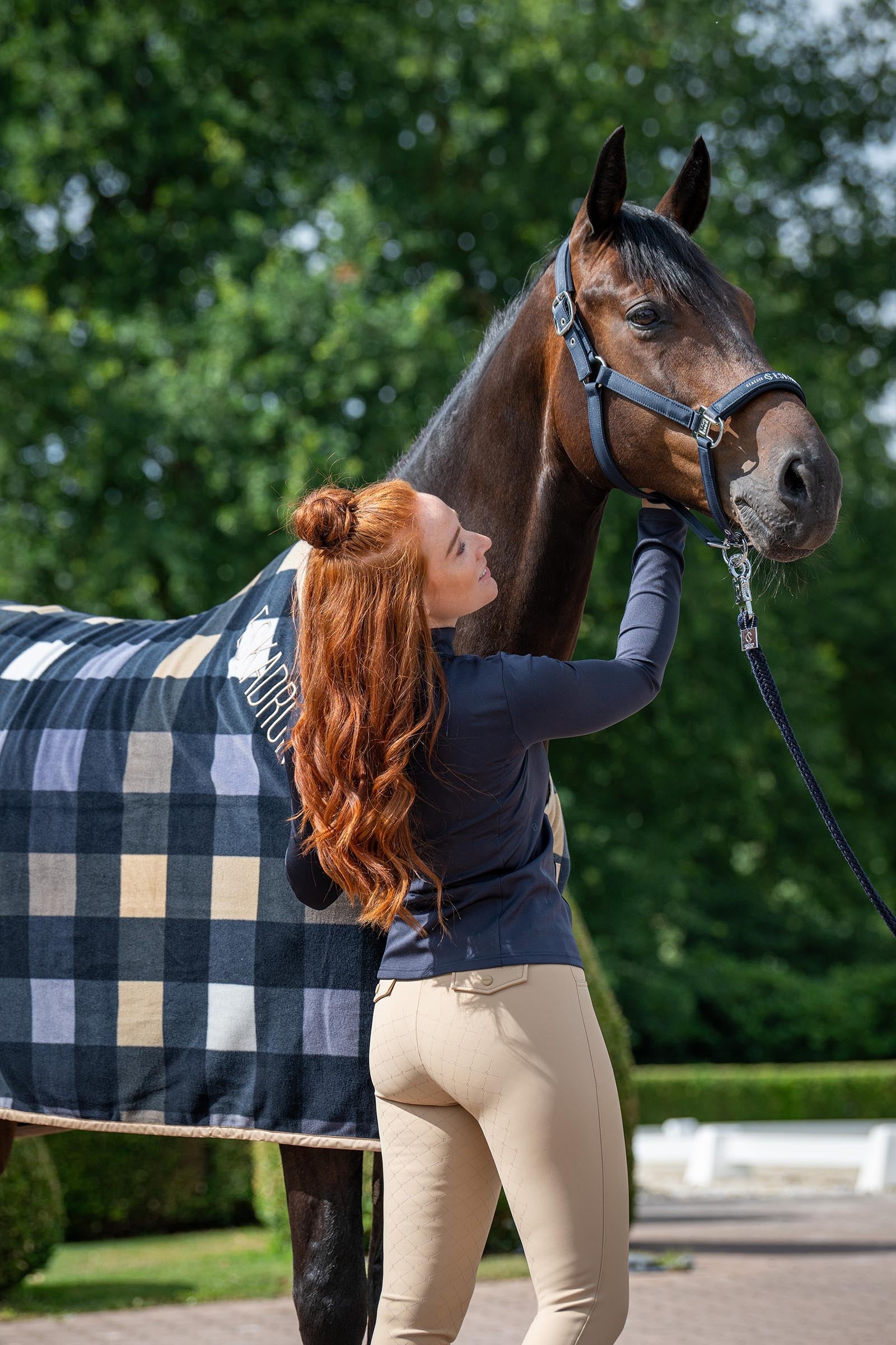 Eskadron Classic Sport SS26 Fleece Check Sweat Rug Horse Rugs