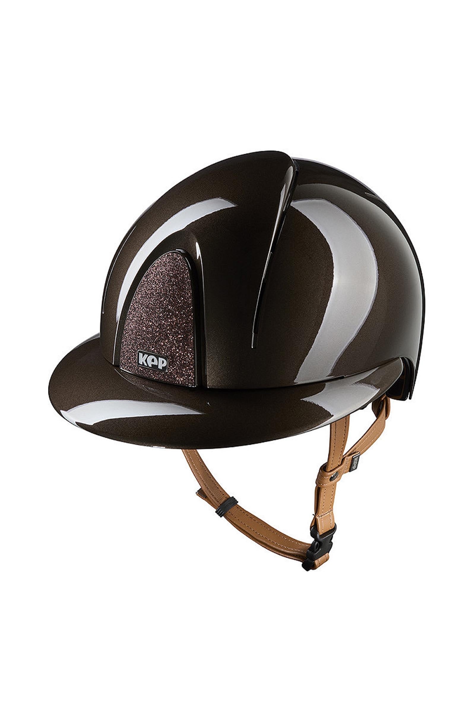 KEP Helmets KEP NOVA ABS Metal Polish/Beige/Star Polo Riding Helmet Safety Equipment