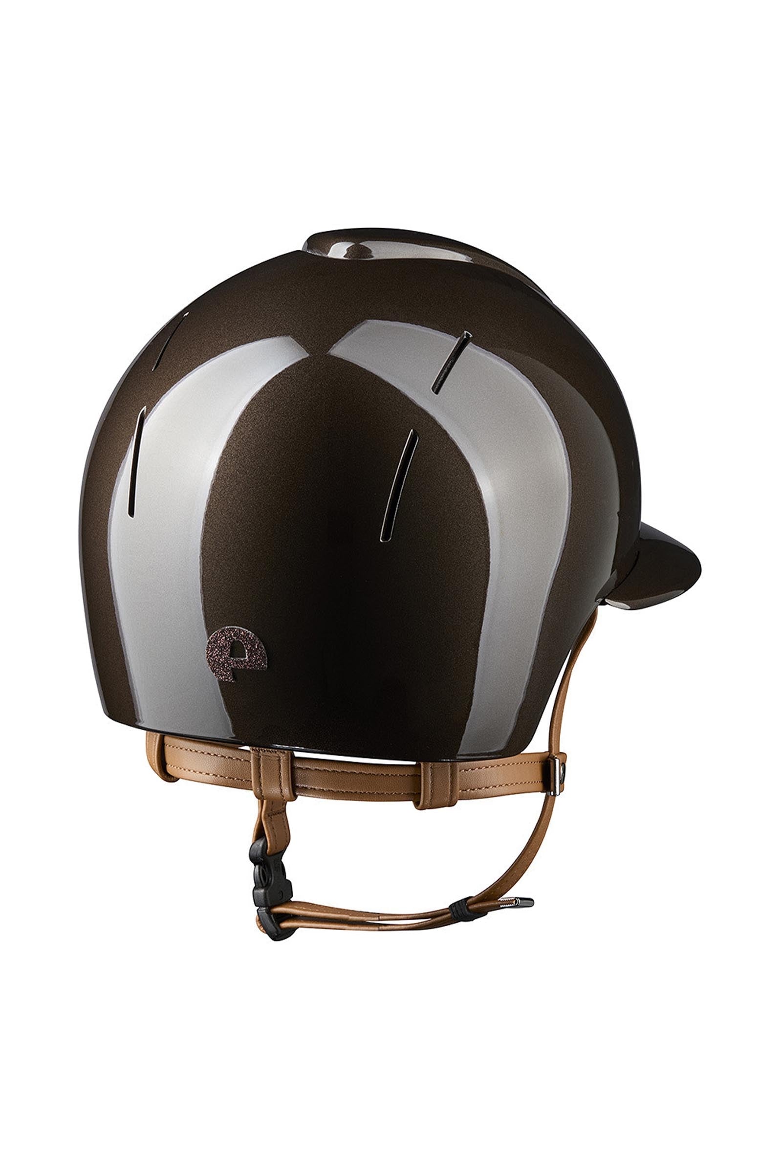 KEP Helmets KEP NOVA ABS Metal Polish/Beige/Star Polo Riding Helmet Safety Equipment