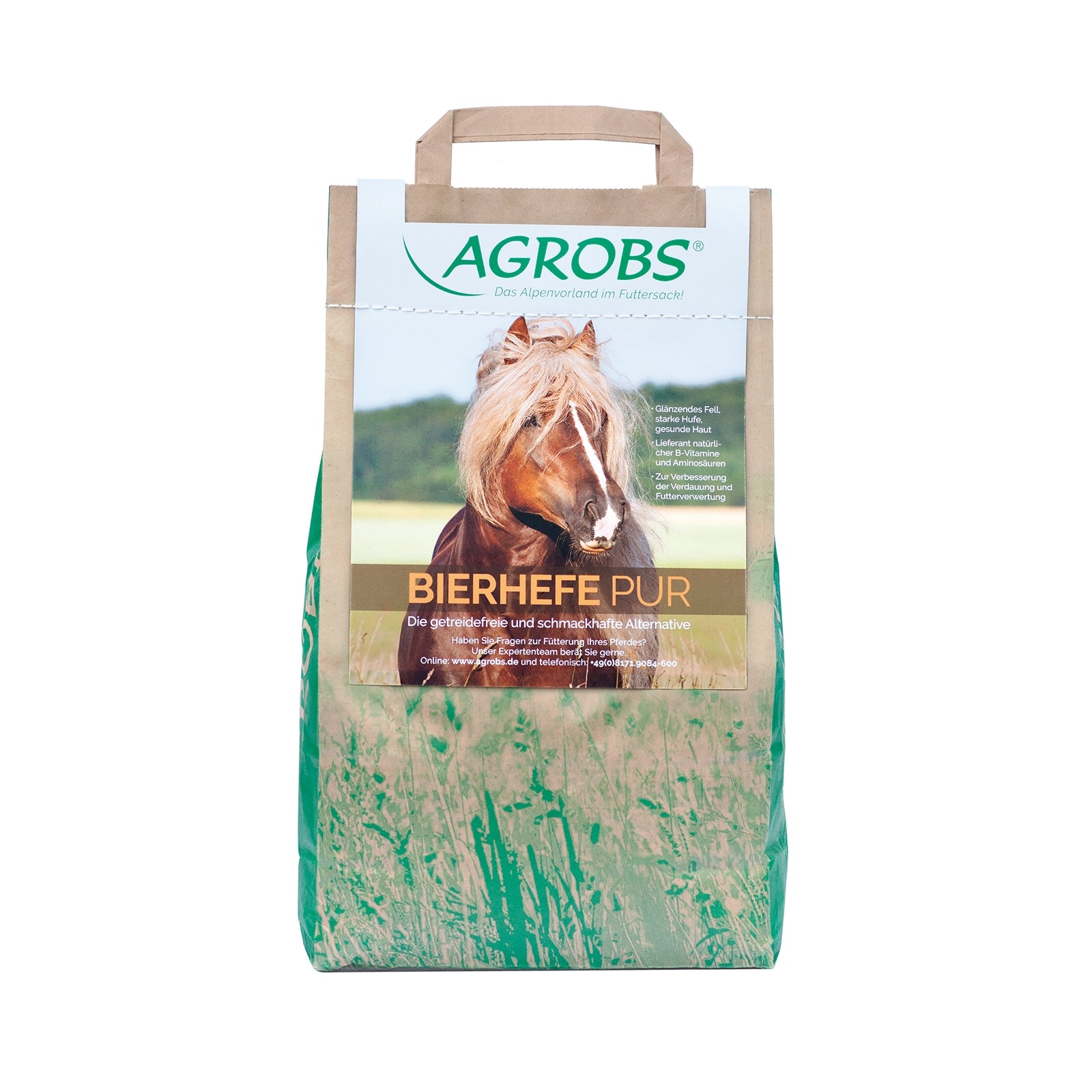 Agrobs Pure Brewer's Yeast oluthiiva täyttöpakkaus, 3 kg Horse Feed & Nutrition