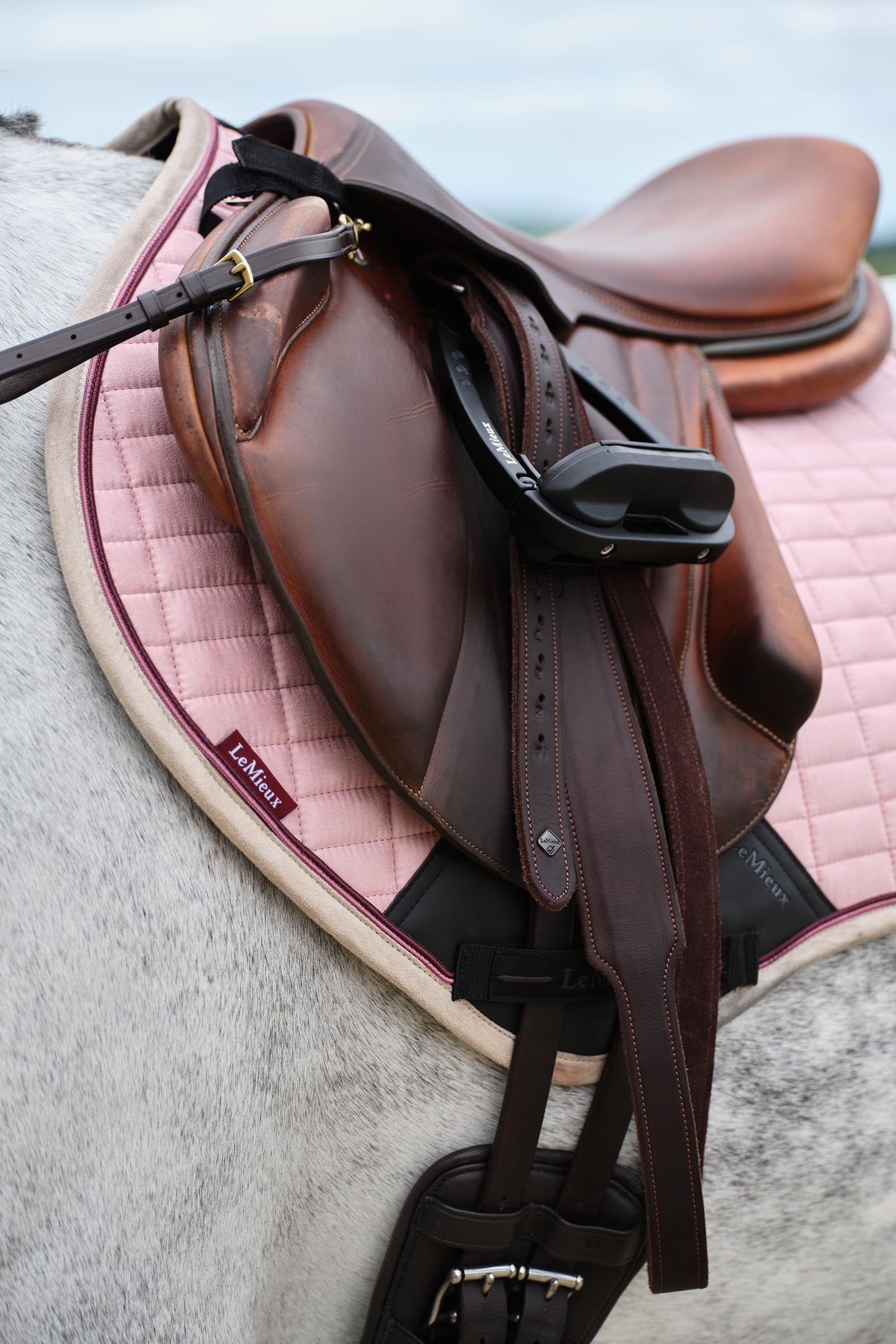 LeMieux Suede Square Close Contact Saddle Pad Saddle Pads