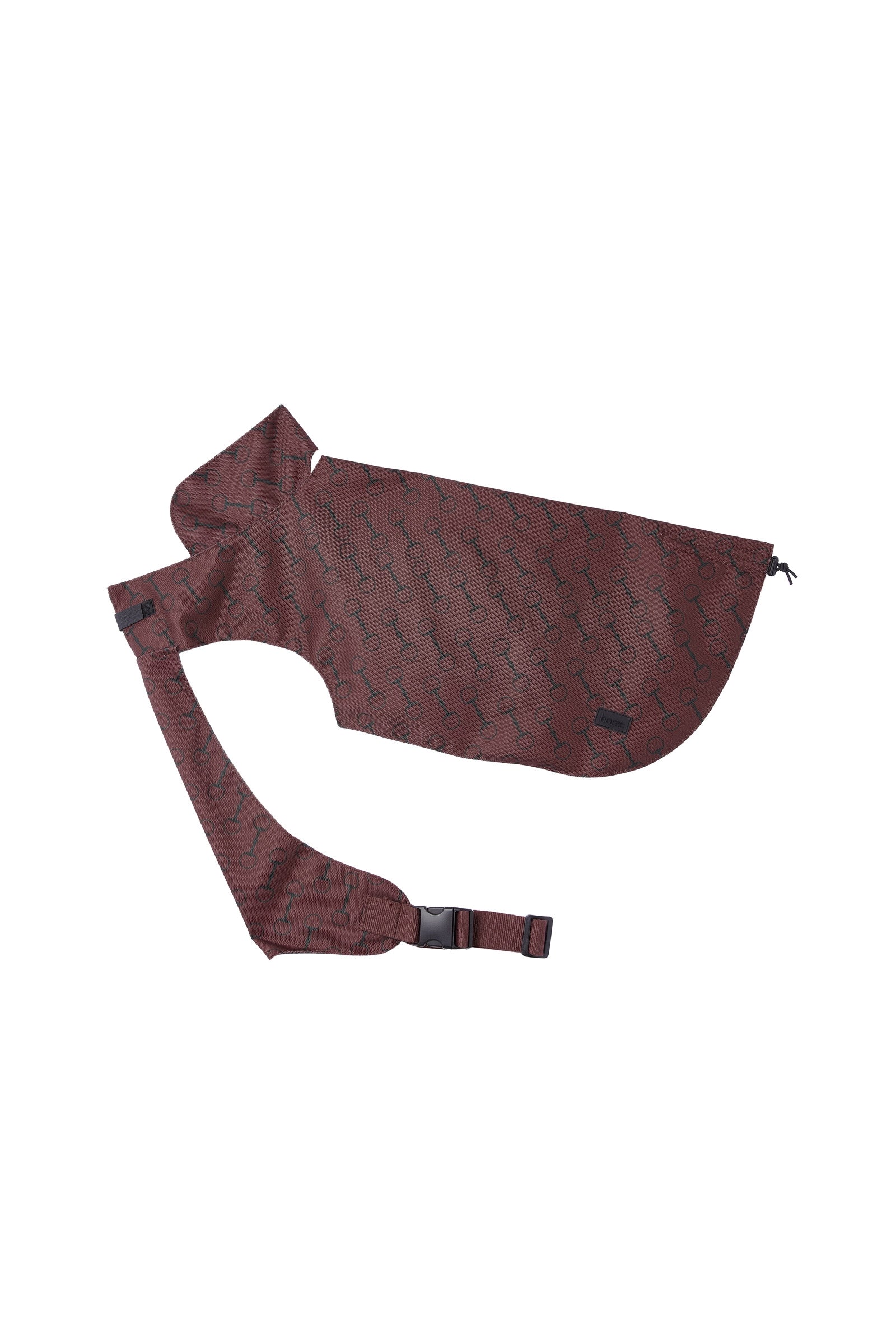 Horze Noir Dog Coat with Print Dog Accesories