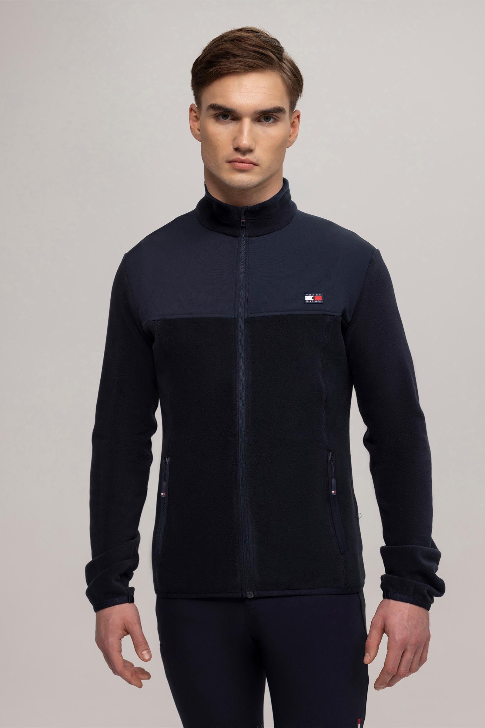 Tommy Hilfiger Equestrian Michigan miesten fleecetakki Miesten ratsastusvaatteet