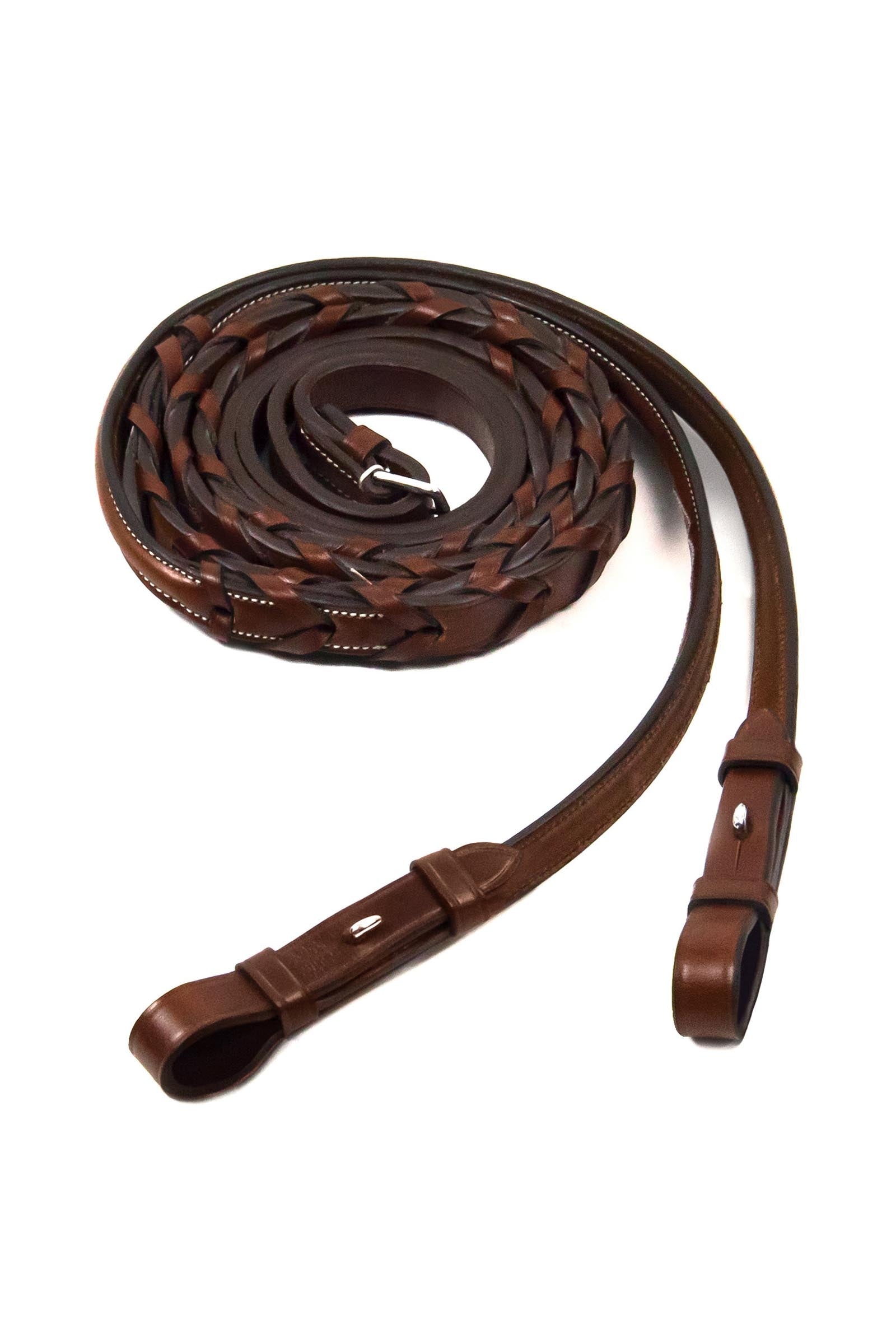 Schockemöhle Sports Hunter Laced Fancy Reins, Hunter Reins,Hook&Stud Bridles & Reins