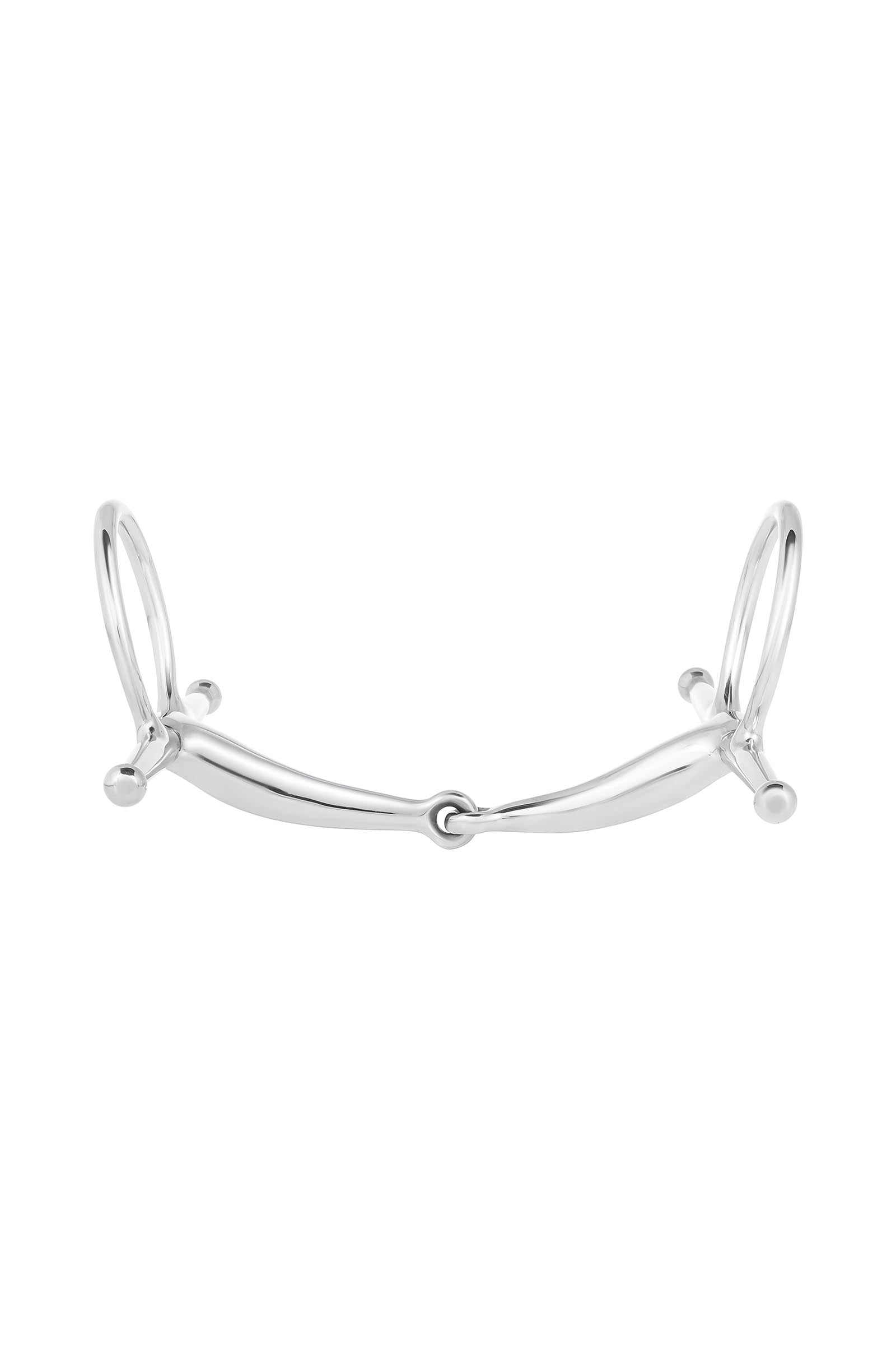 Waldhausen Full Cheek Bit, Single Jt., Stainless St., 14 mm Horse Bits