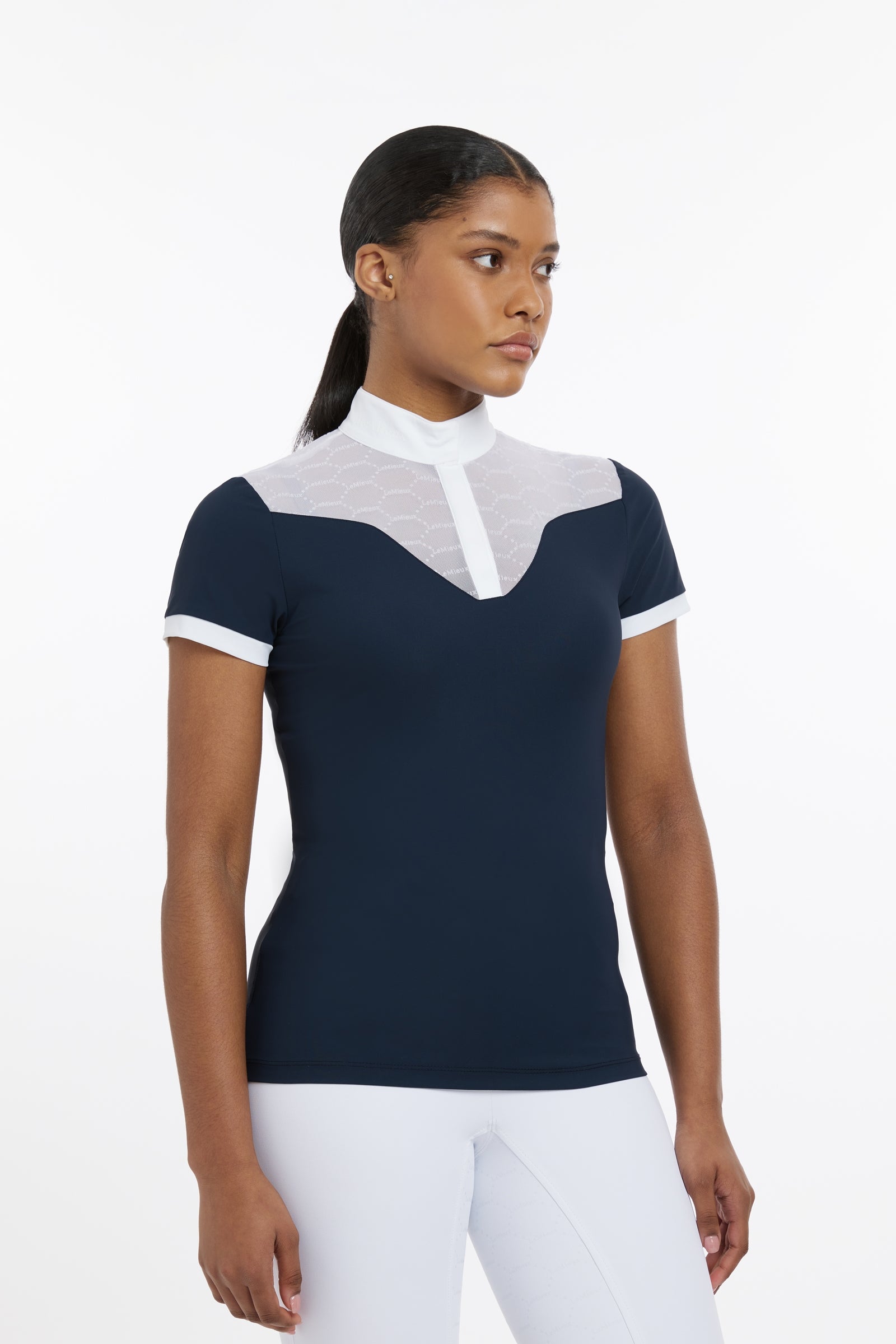 LeMieux Emily naisten lyhythihainen kilpailupaita Naisten ratsastusvaatteet