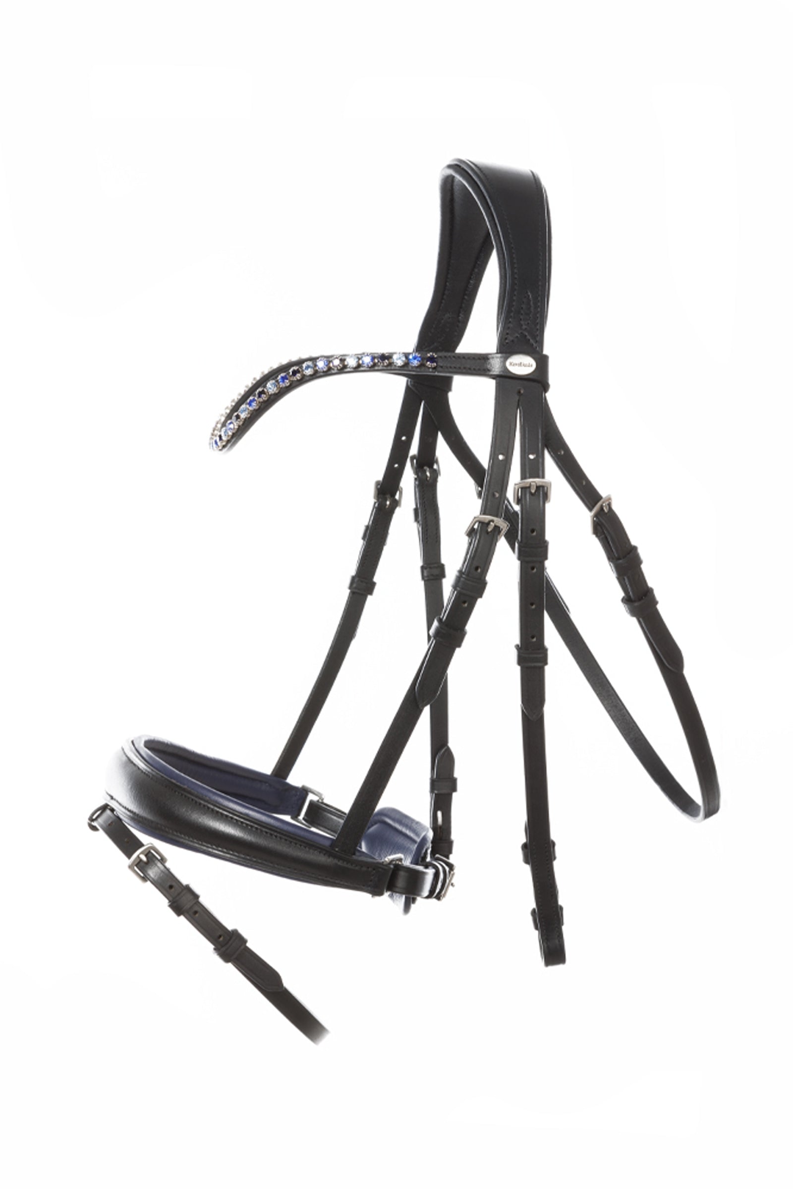Kavalkade Bridle Ocean crank nb. with flash Bridles & Reins