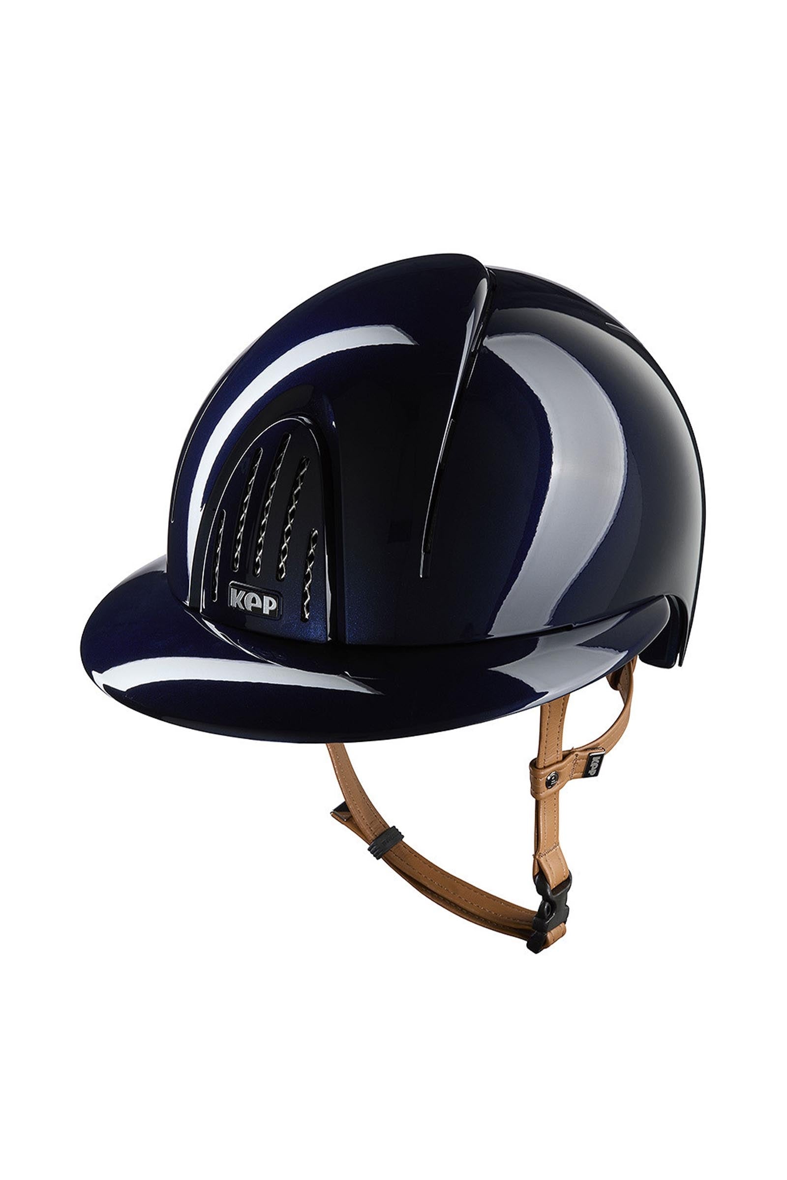 KEP Helmets KEP NOVA ABS Metal Polish/Beige Polo Riding Helmet Safety Equipment