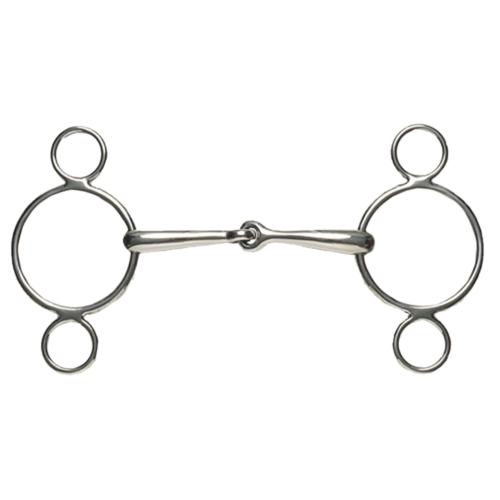 Korsteel Stainless Steel gägikuolain kahdella renkaalla ja nivelellä Kuolaimet