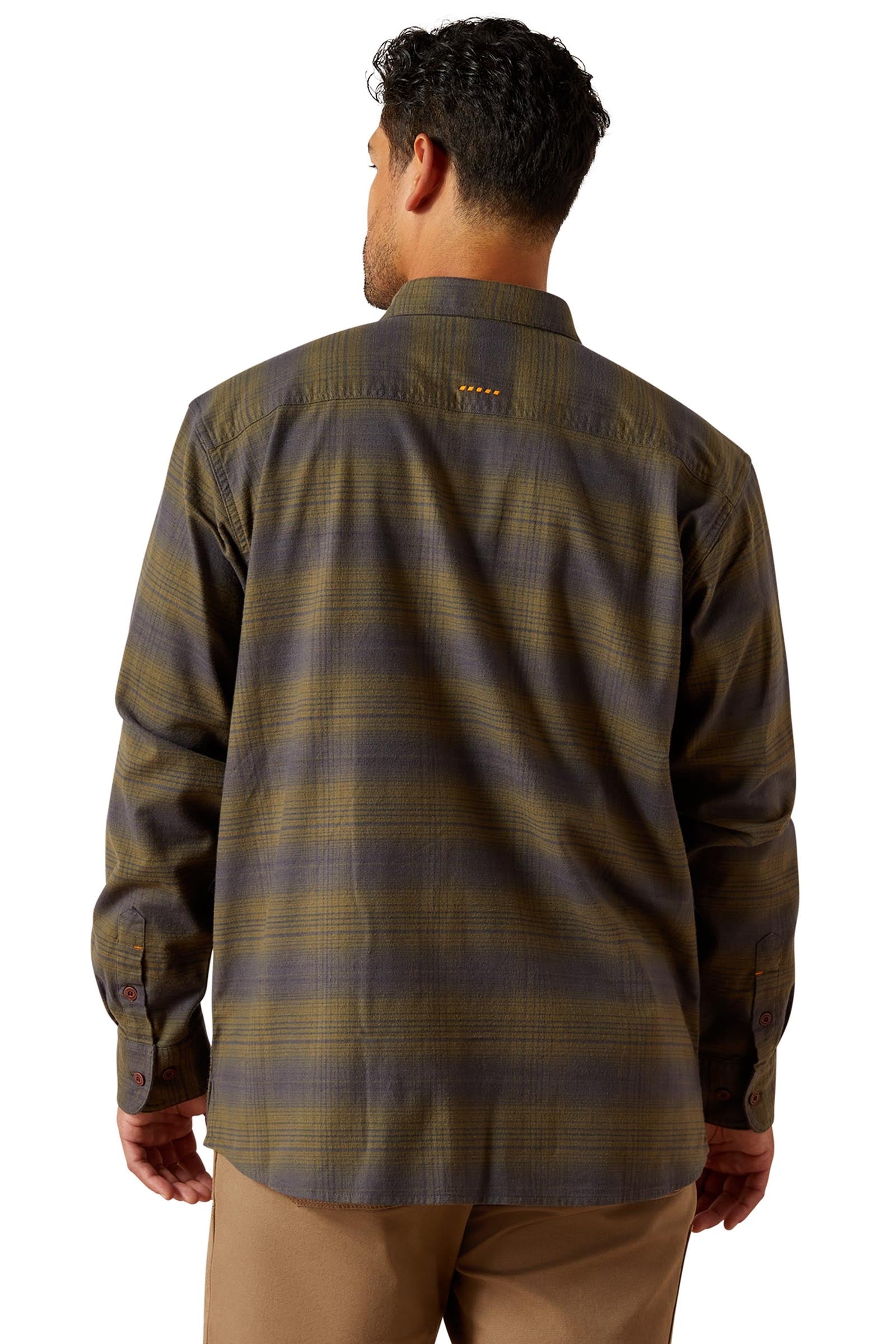 Ariat Rebar Flannel DuraStretch Work Shirt Mens Riding Clothing