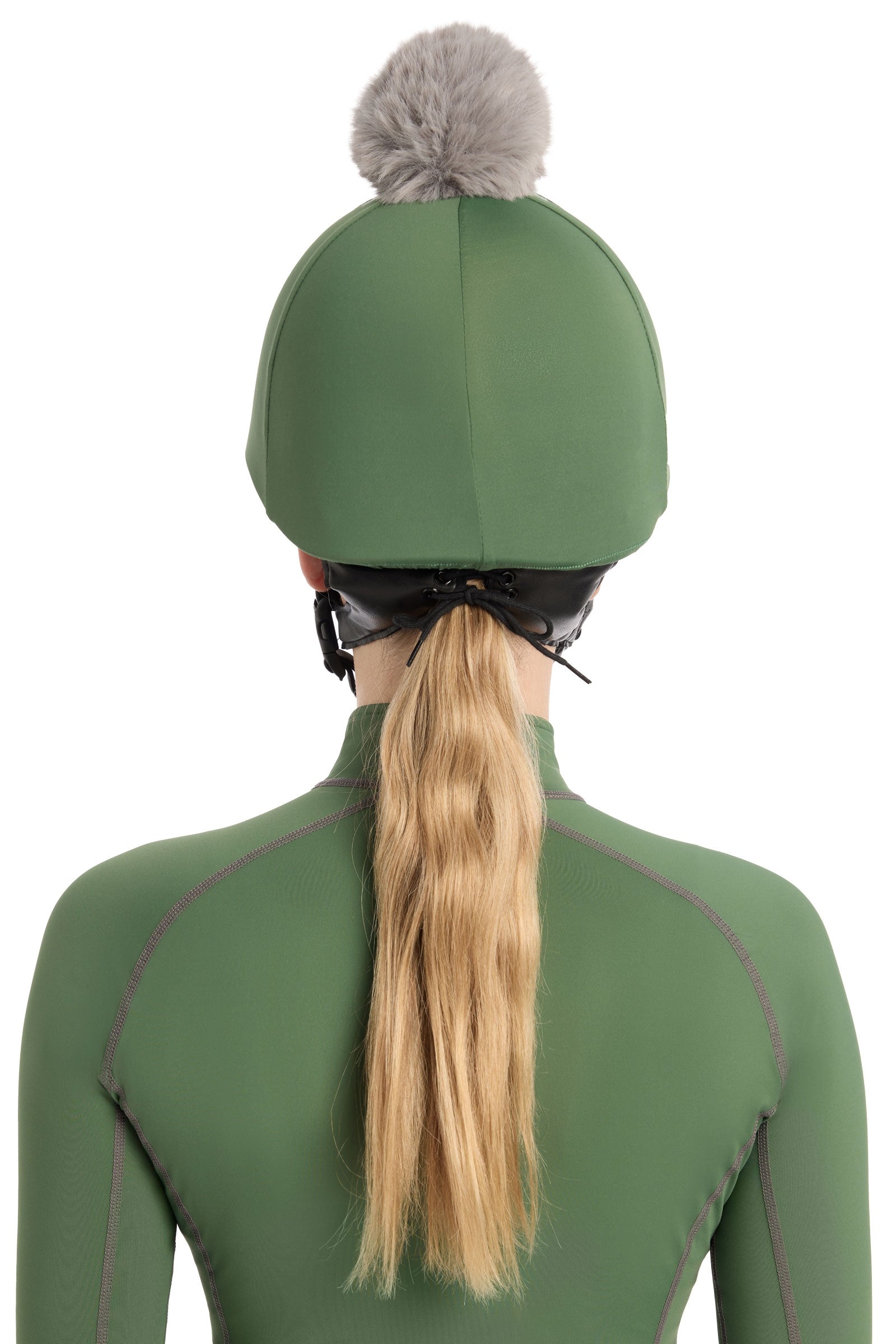 LeMieux Pom Pom Silk Helmet Cover Safety Equipment