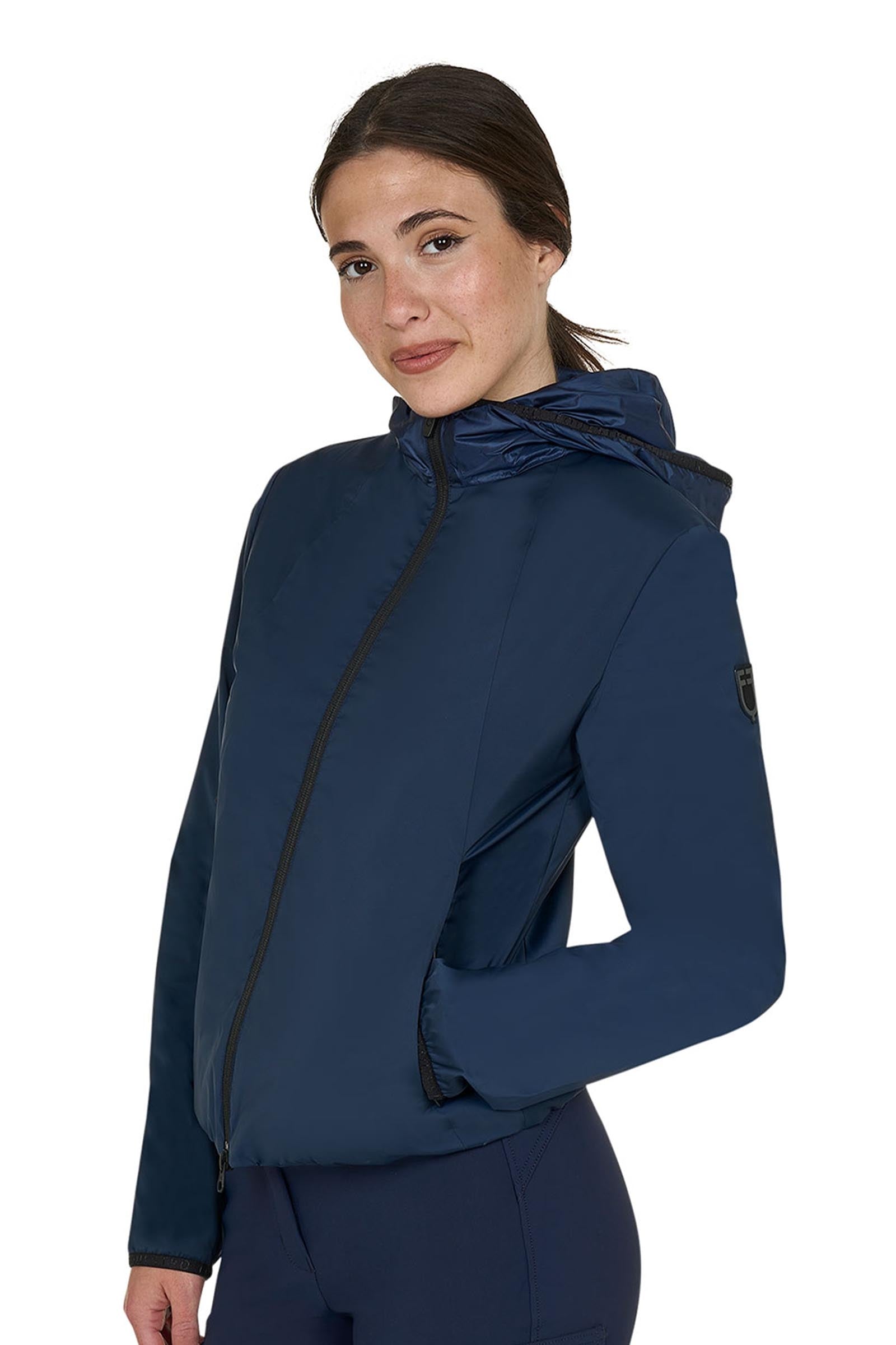 Equestro SS2026 Women's Foldable Warmer Nylon Jacket Naisten ratsastusvaatteet