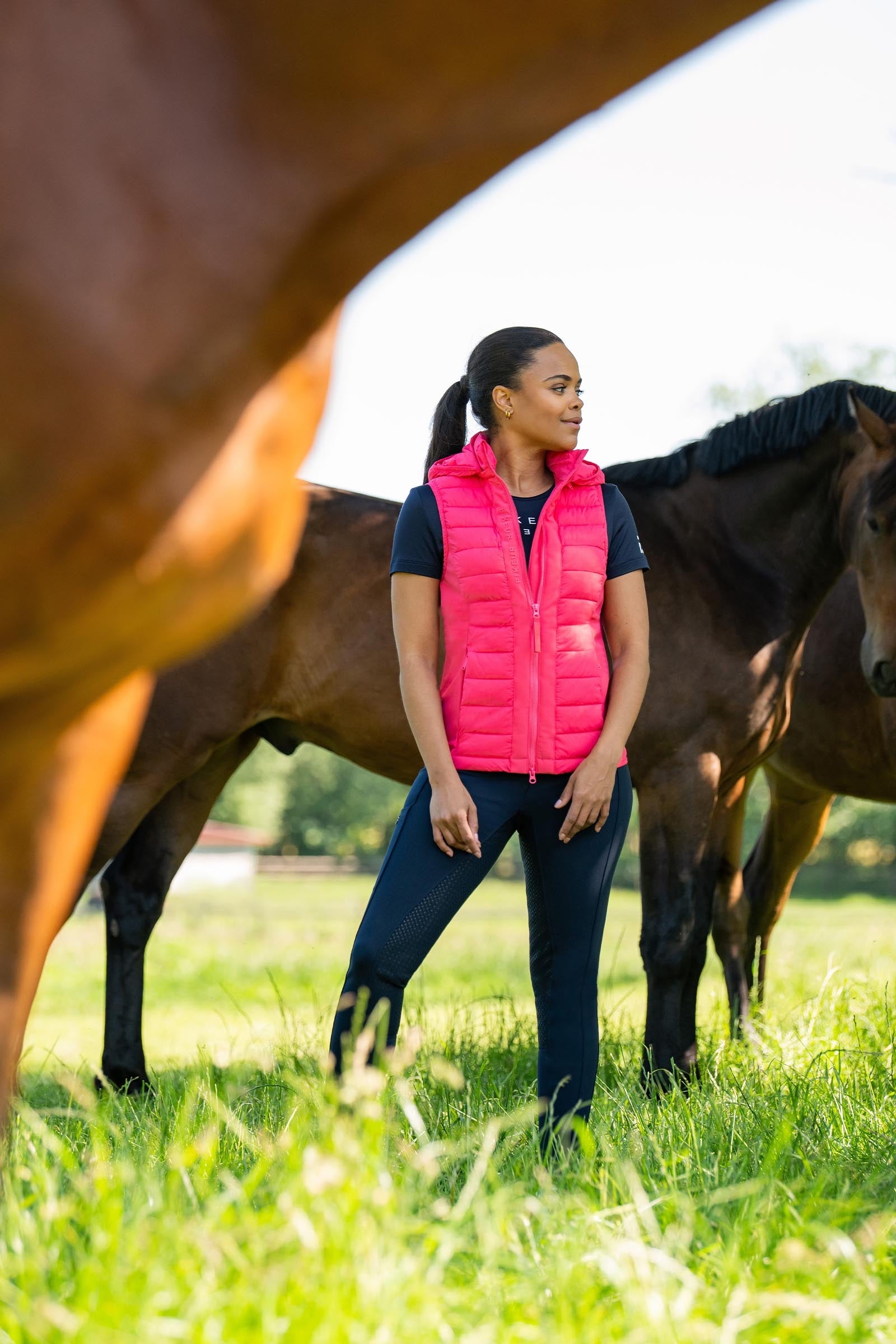 Pikeur Women´s Hybrid Vest With Detachable Hood Women’s Riding Clothing
