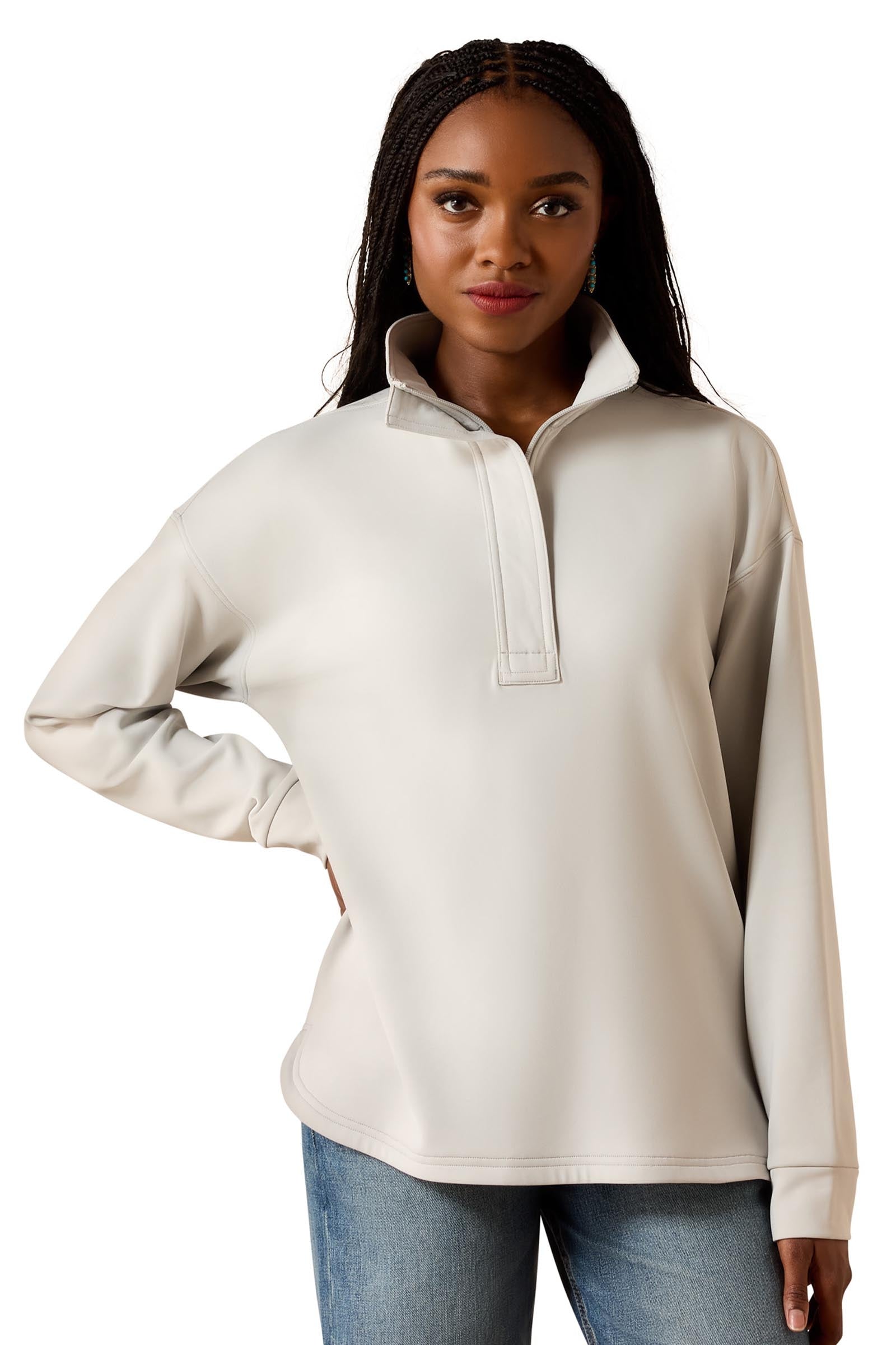 Ariat Women's Breeze Logo 1/2 Zip Sweatshirt Naisten ratsastusvaatteet